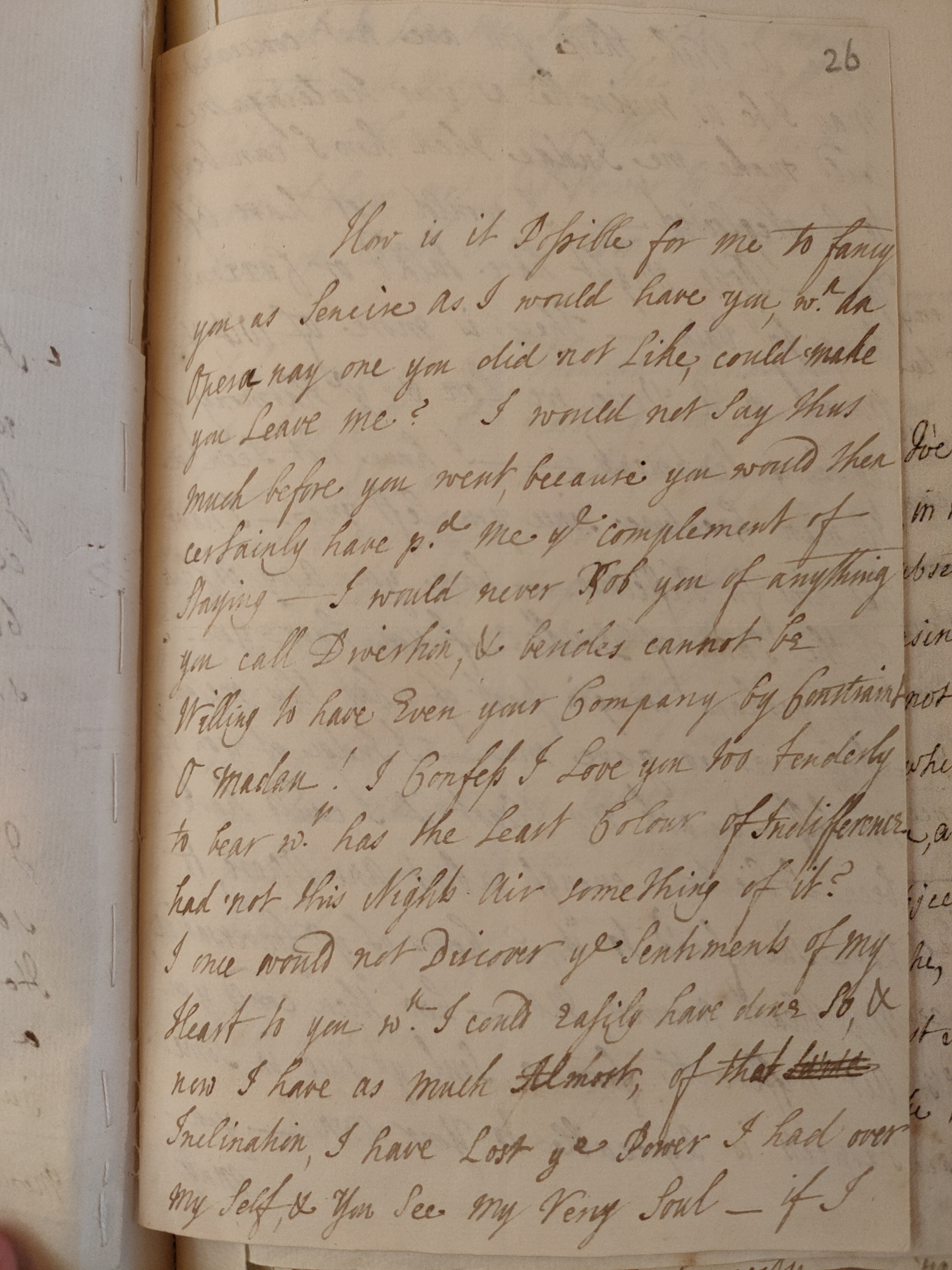 Image #1 of letter: Judith Cowper to Martin Madan, 1723