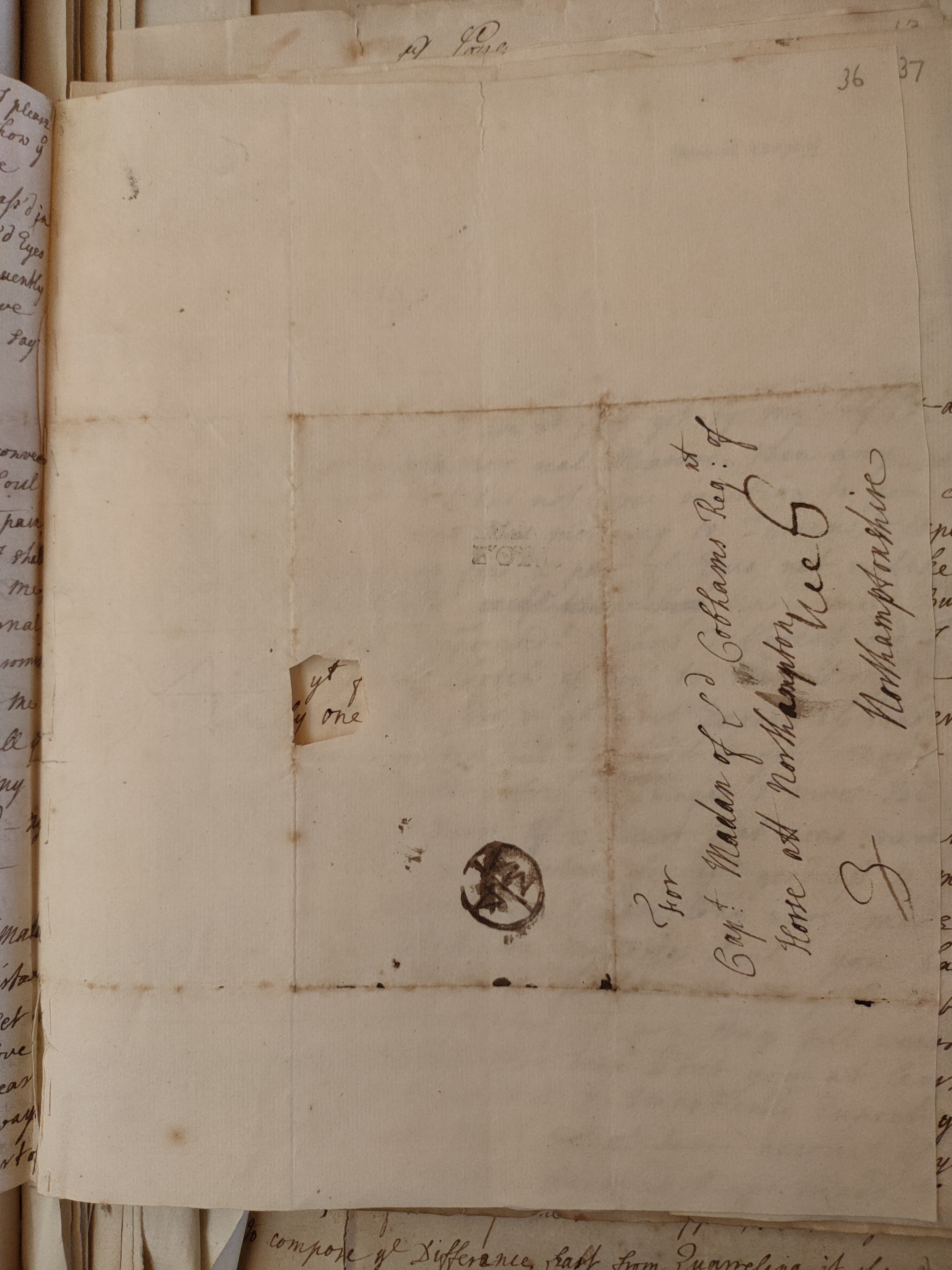 Image #1 of letter: Judith Madan to Martin Madan, 23 March 1725