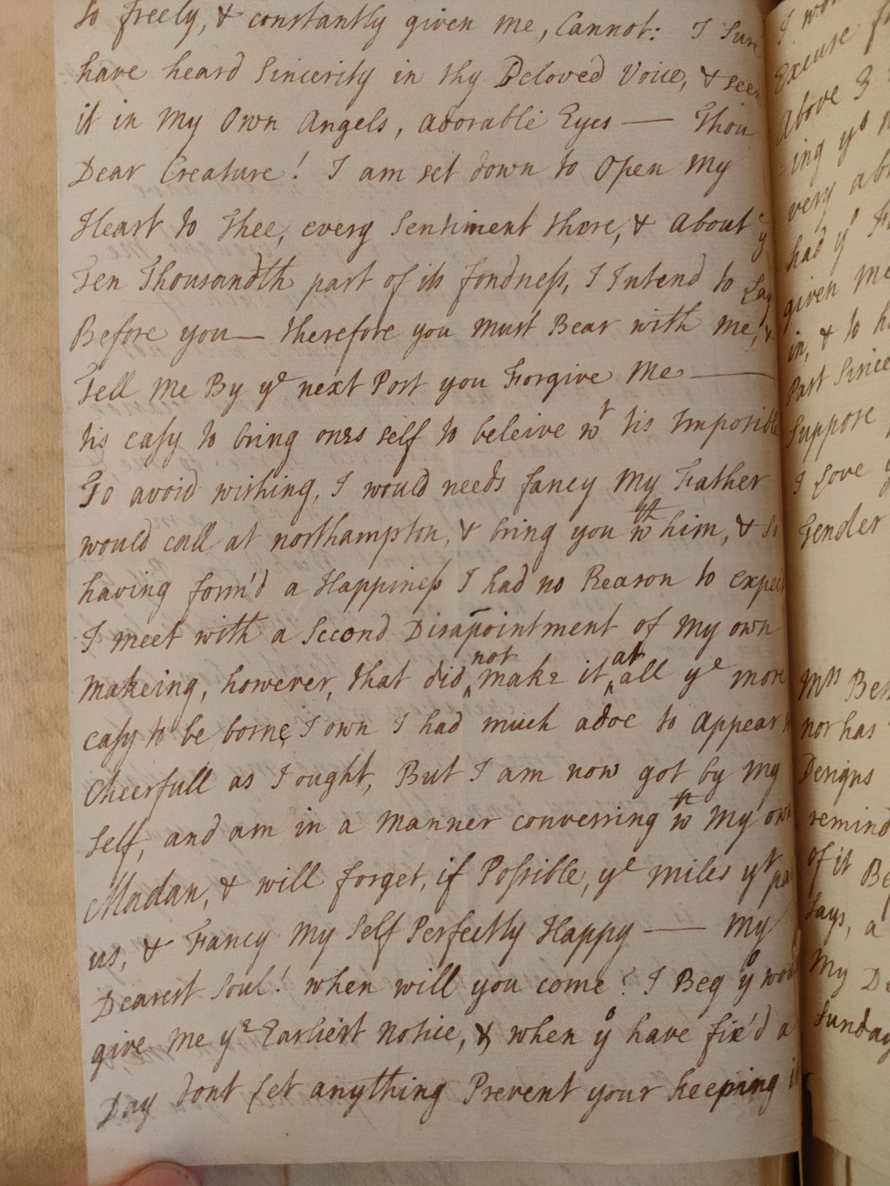 Image #2 of letter: Judith Madan to Martin Madan, 1724