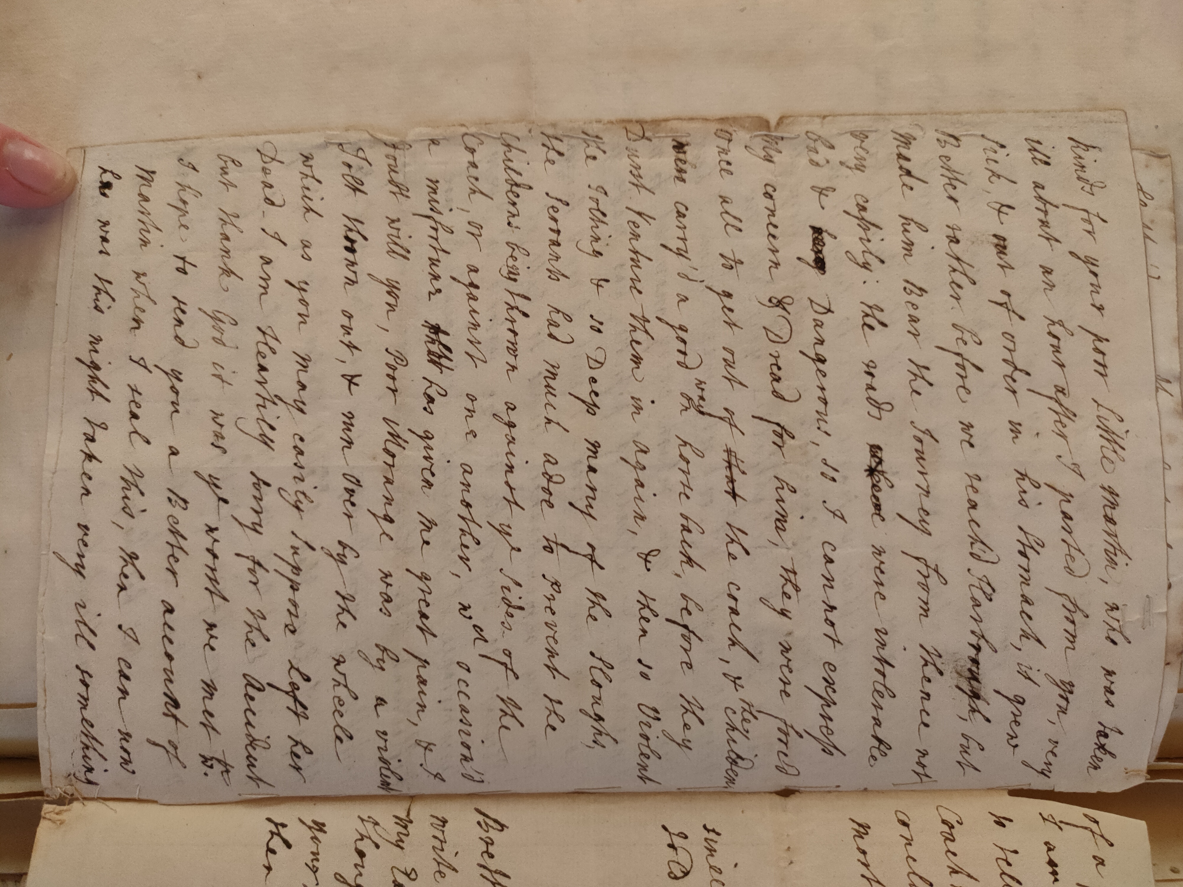 Image #2 of letter: Judith Madan to Martin Madan, 13 April 1728