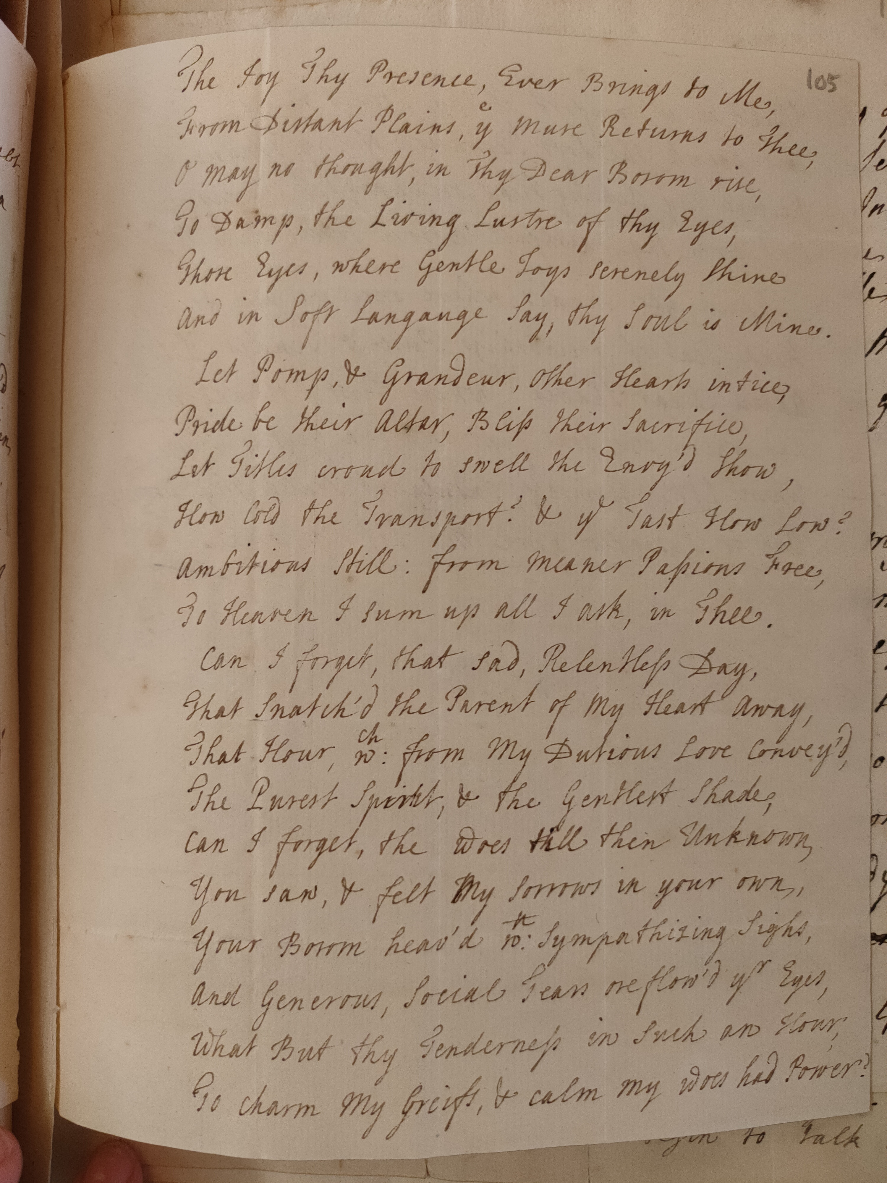 Image #1 of letter: Judith Madan to Martin Madan, 23 August 1728