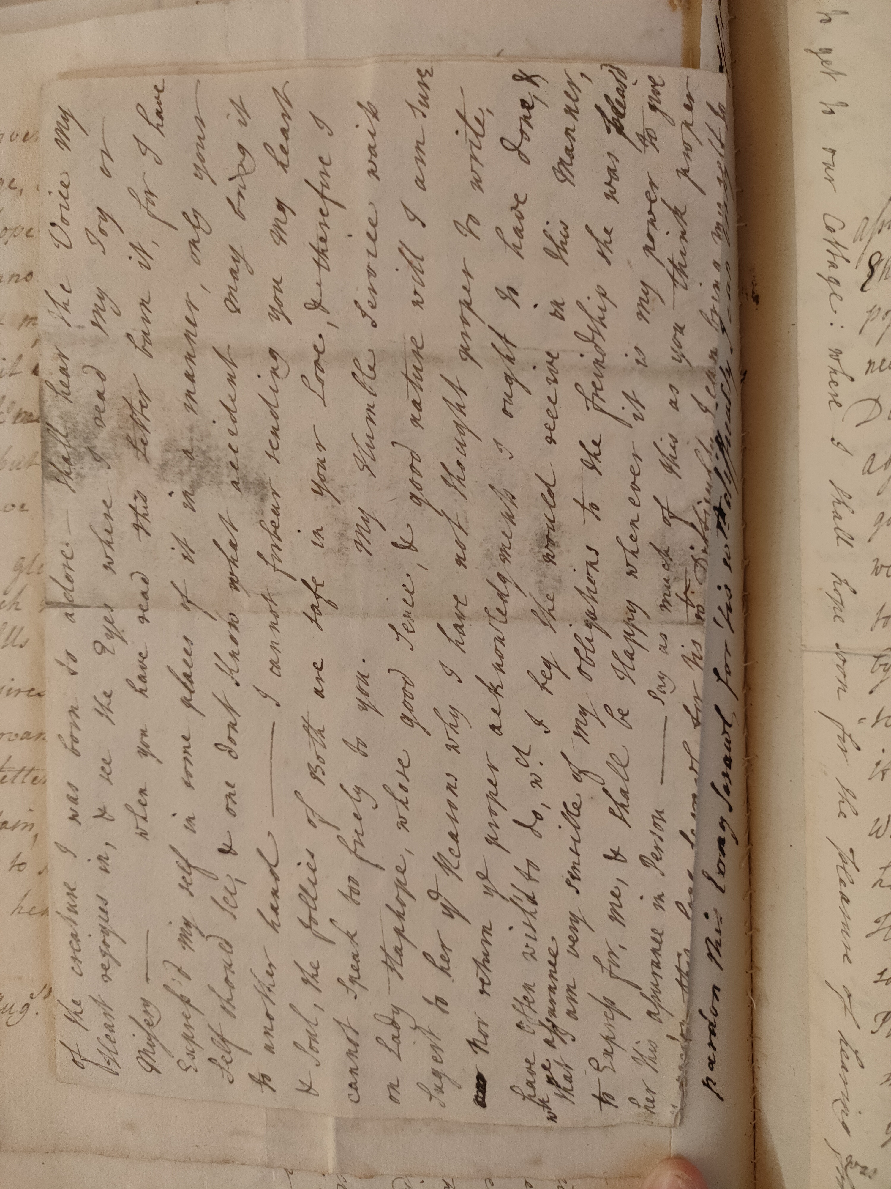 Image #4 of letter: Judith Madan to Martin Madan, 31 August 1730