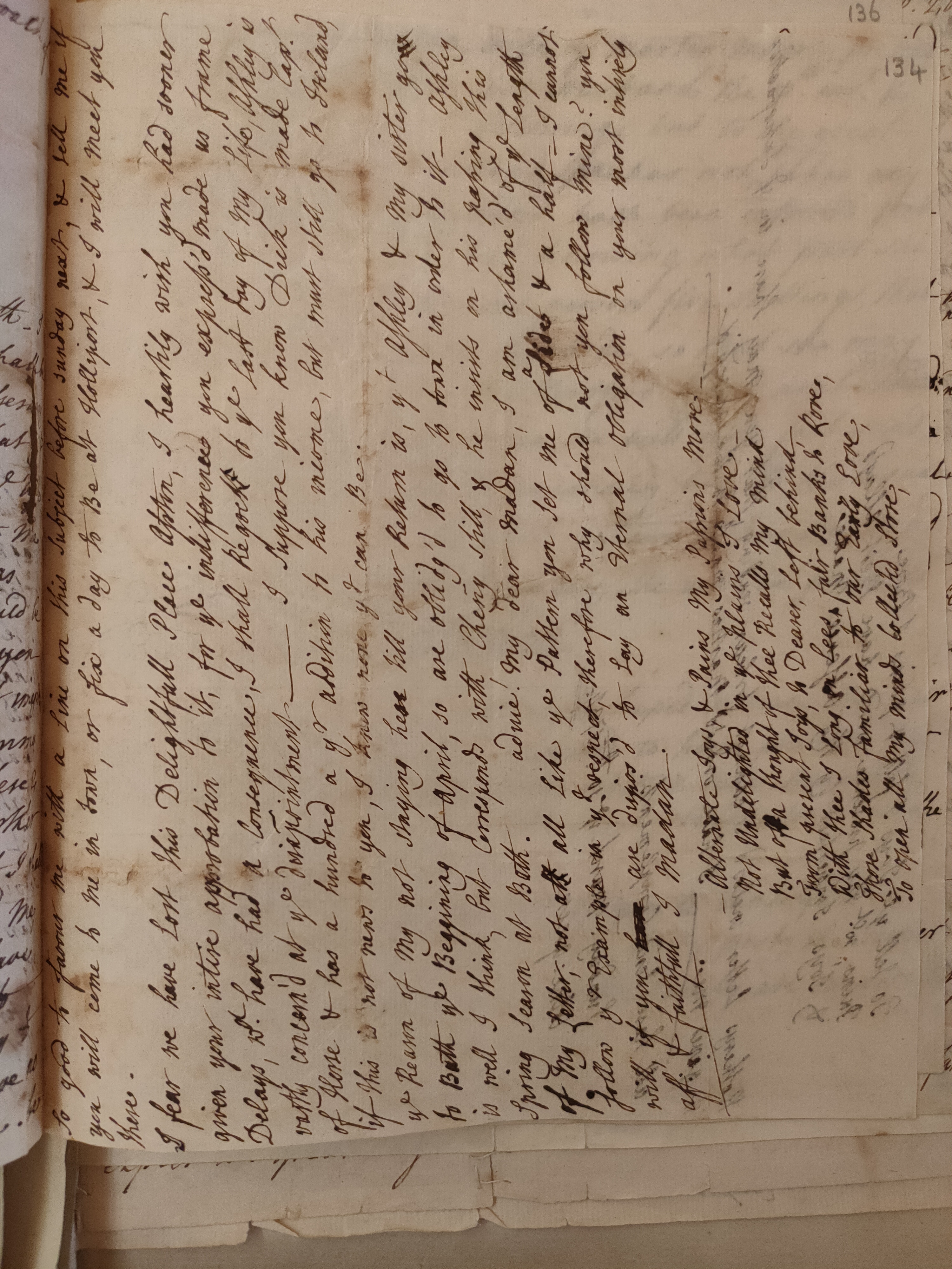 Image #3 of letter: Judith Madan to Martin Madan, 10 March 1734
