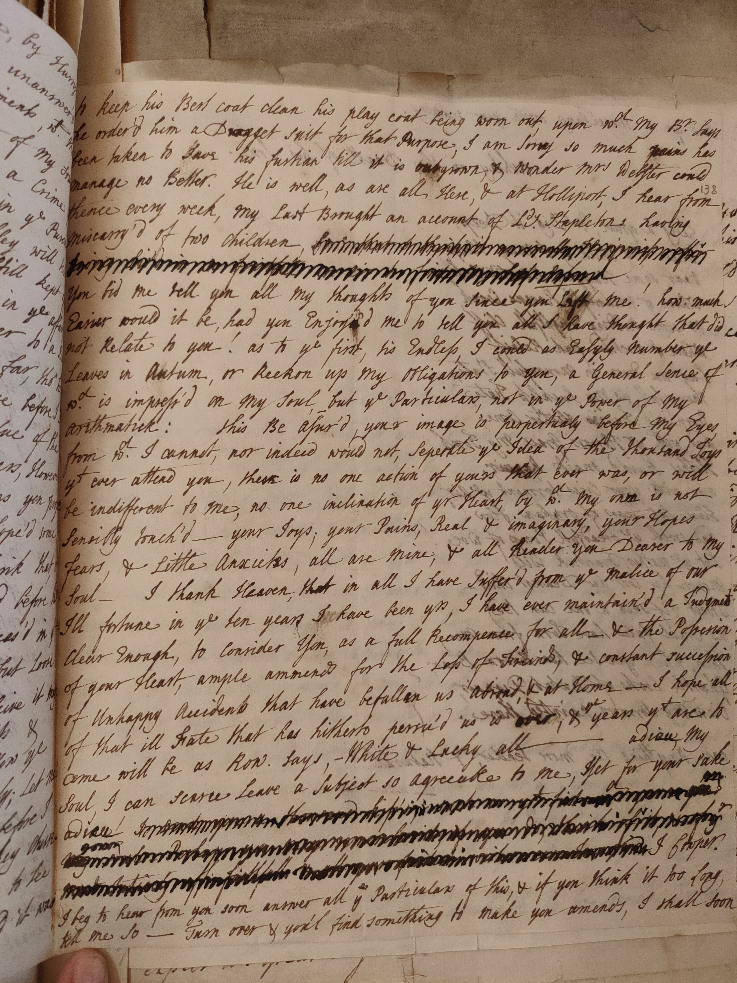 Image #3 of letter: Judith Madan to Martin Madan, 20 February 1734