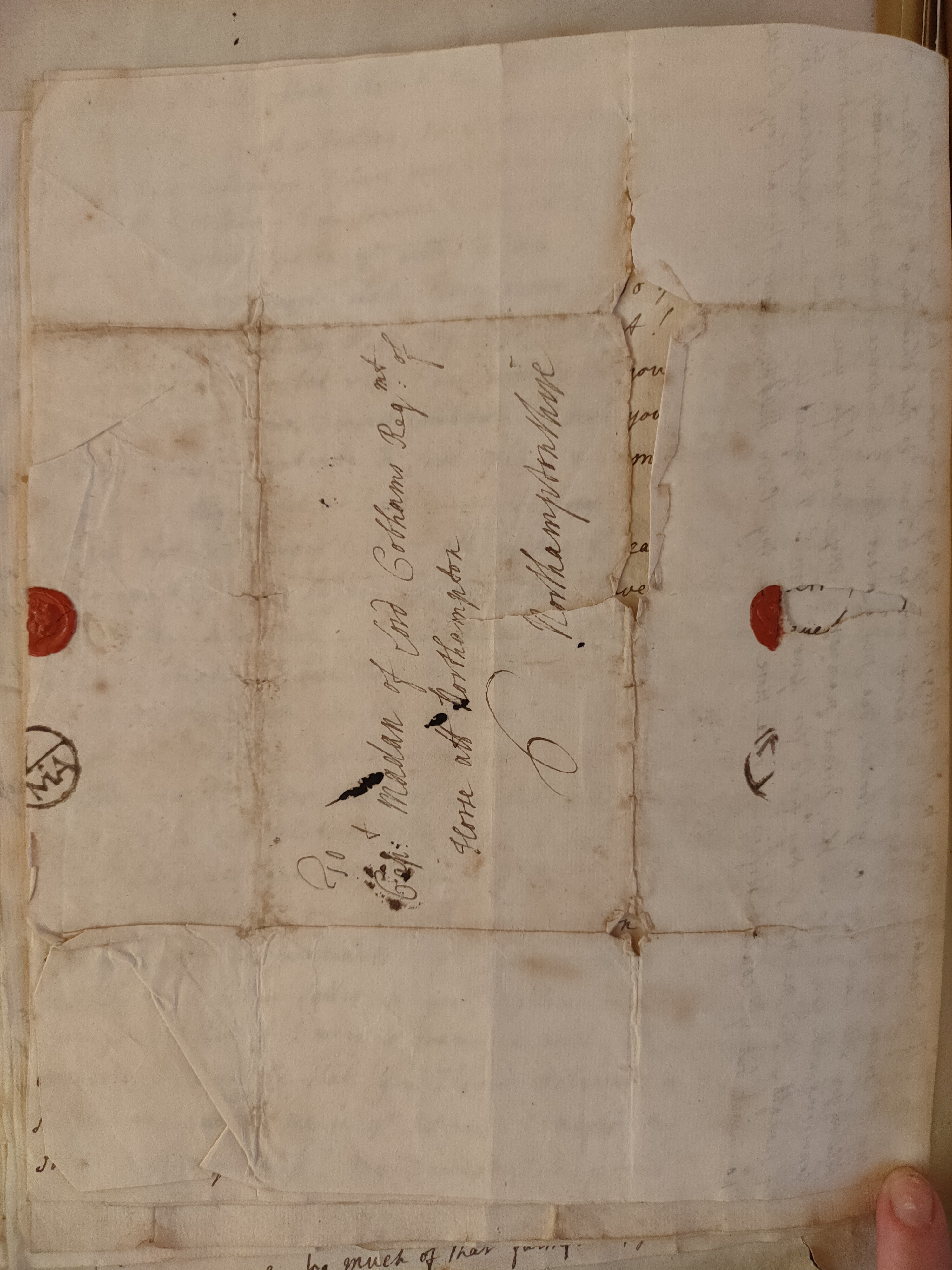 Image #4 of letter: Judith Madan to Martin Madan, 1724