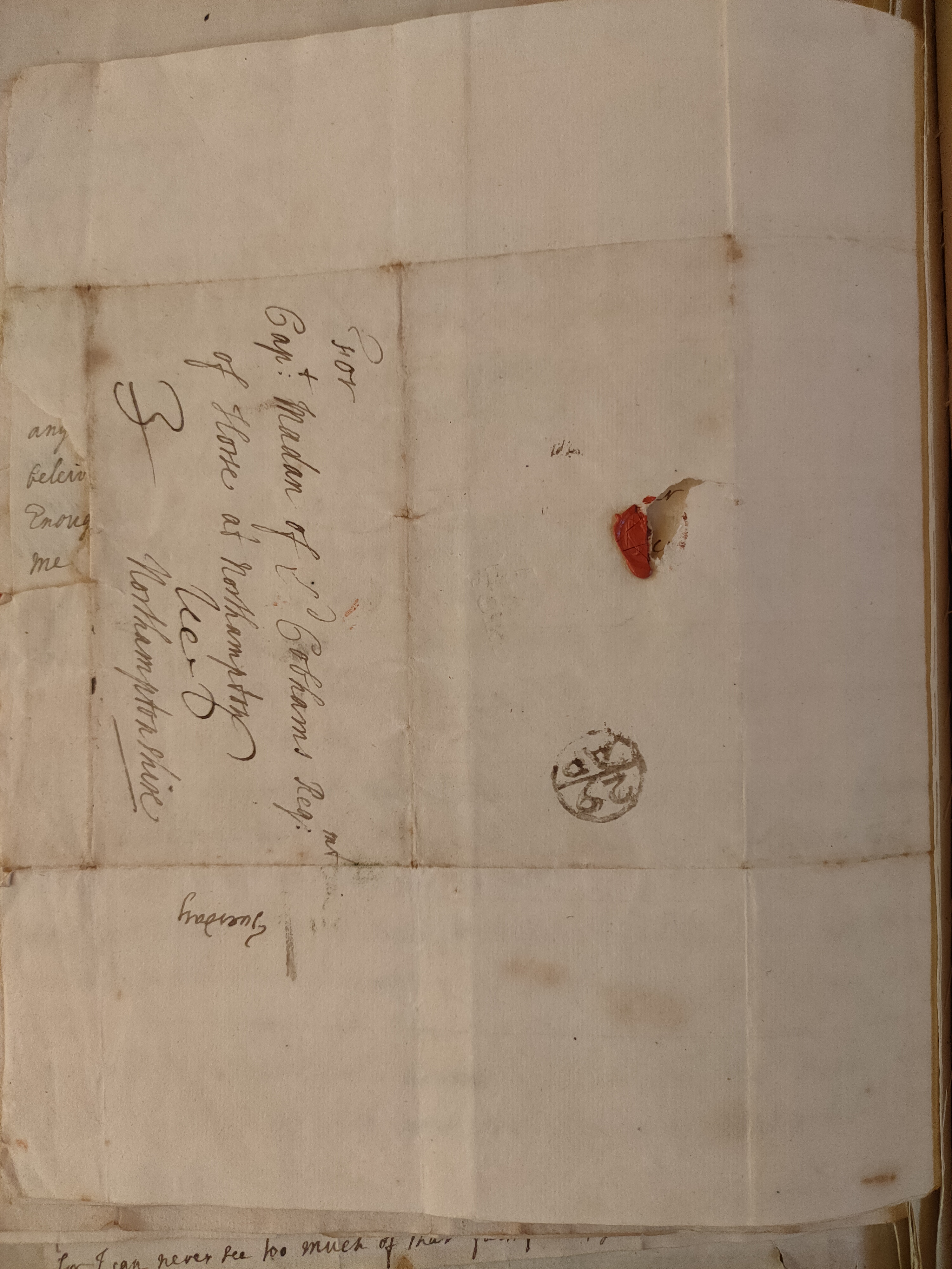 Image #3 of letter: Judith Madan to Martin Madan, 1724
