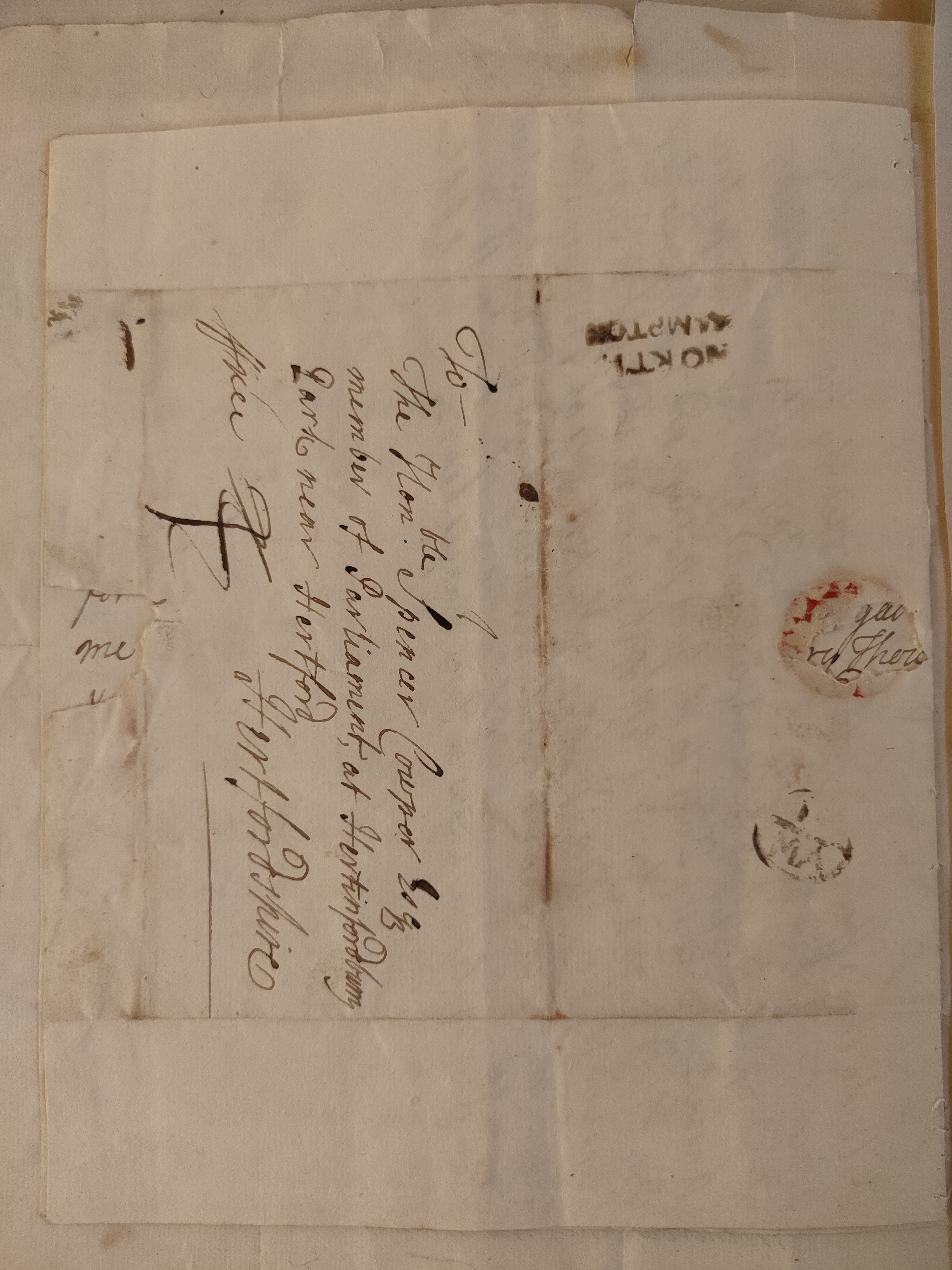 Image #4 of letter: Martin Madan to Judith Madan, 9 May 1724