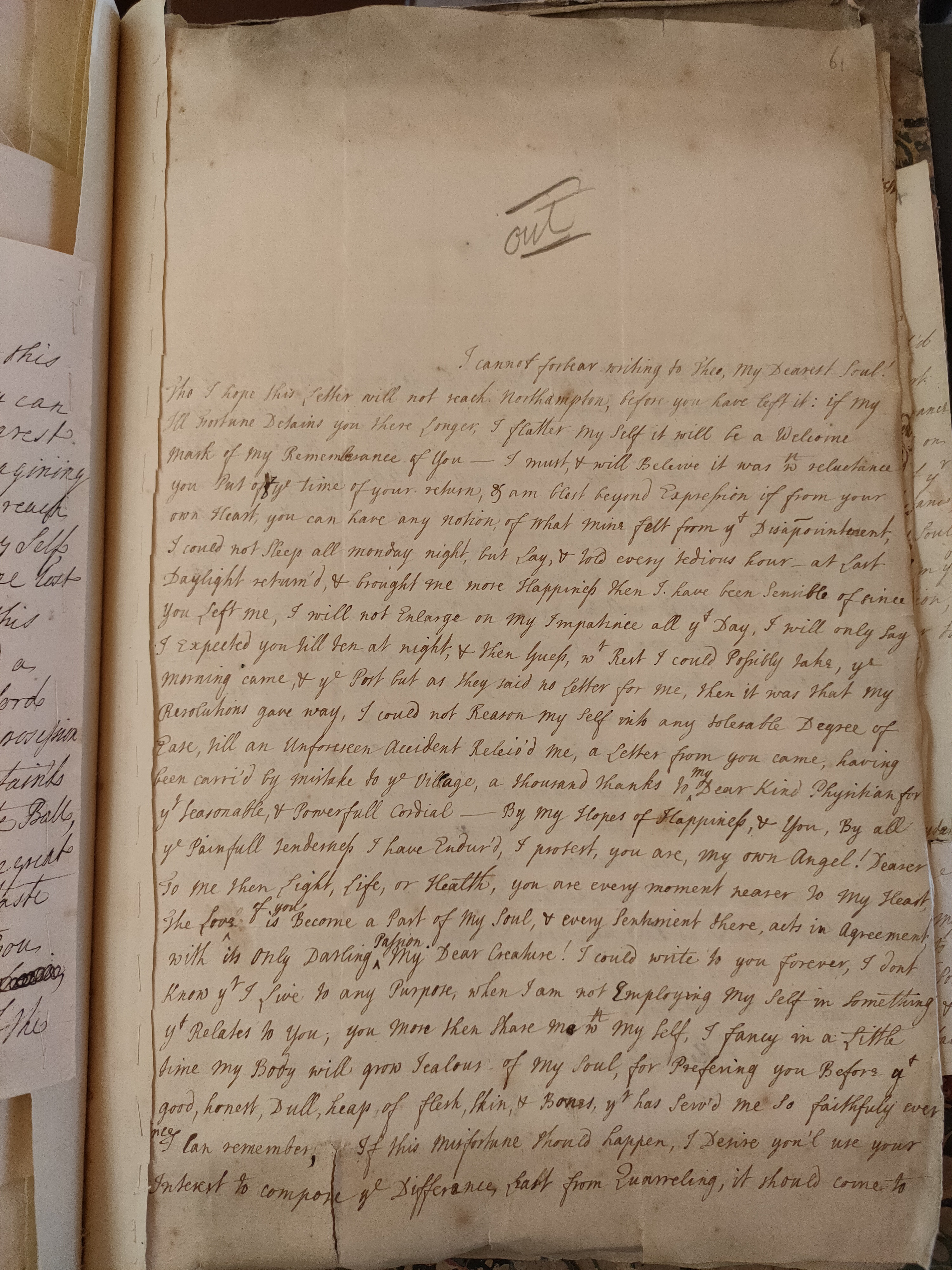 Image #1 of letter: Judith Madan to Martin Madan, 24 September 1724