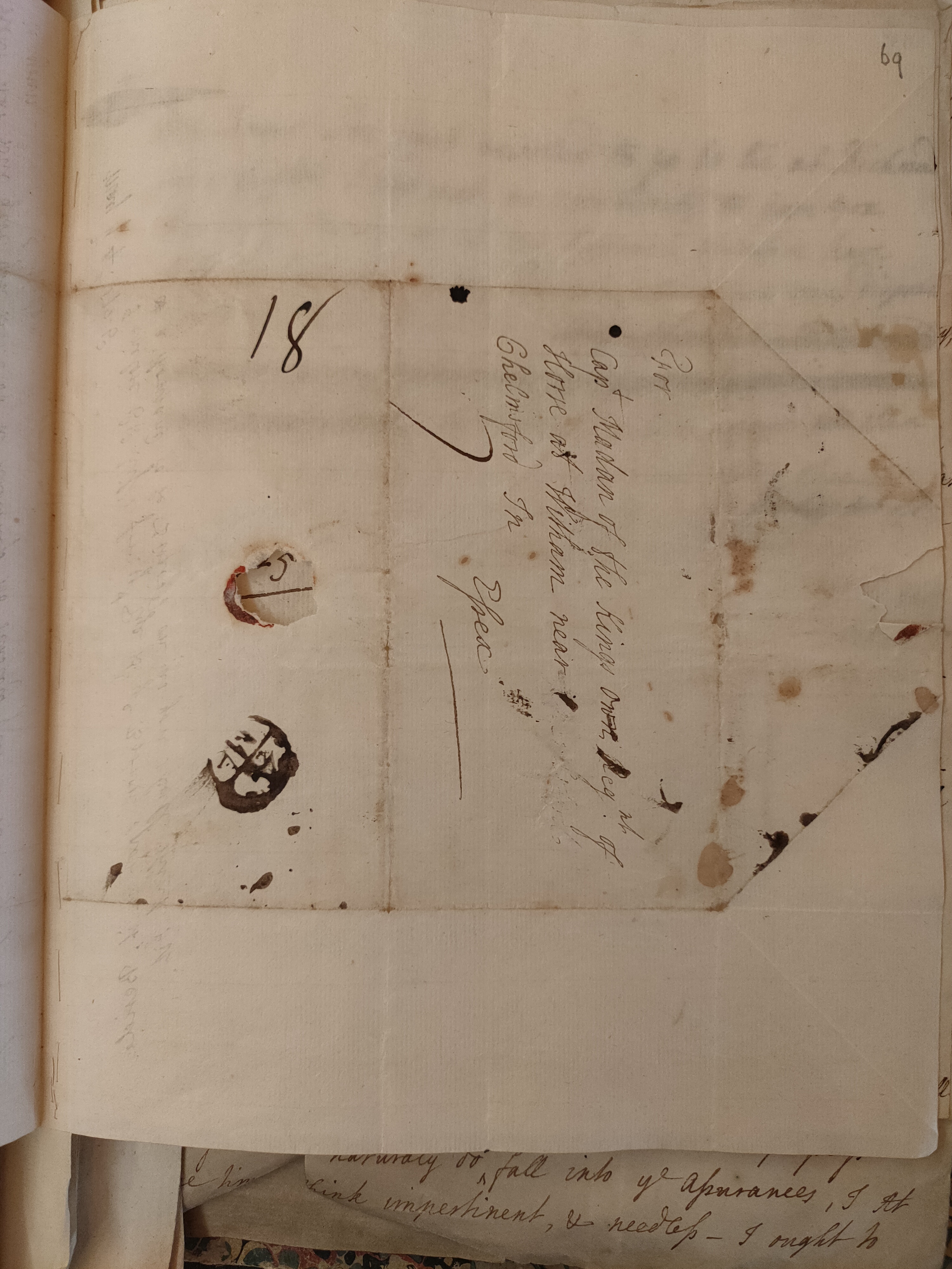 Image #2 of letter: Judith Madan to Martin Madan, 4 May 1725