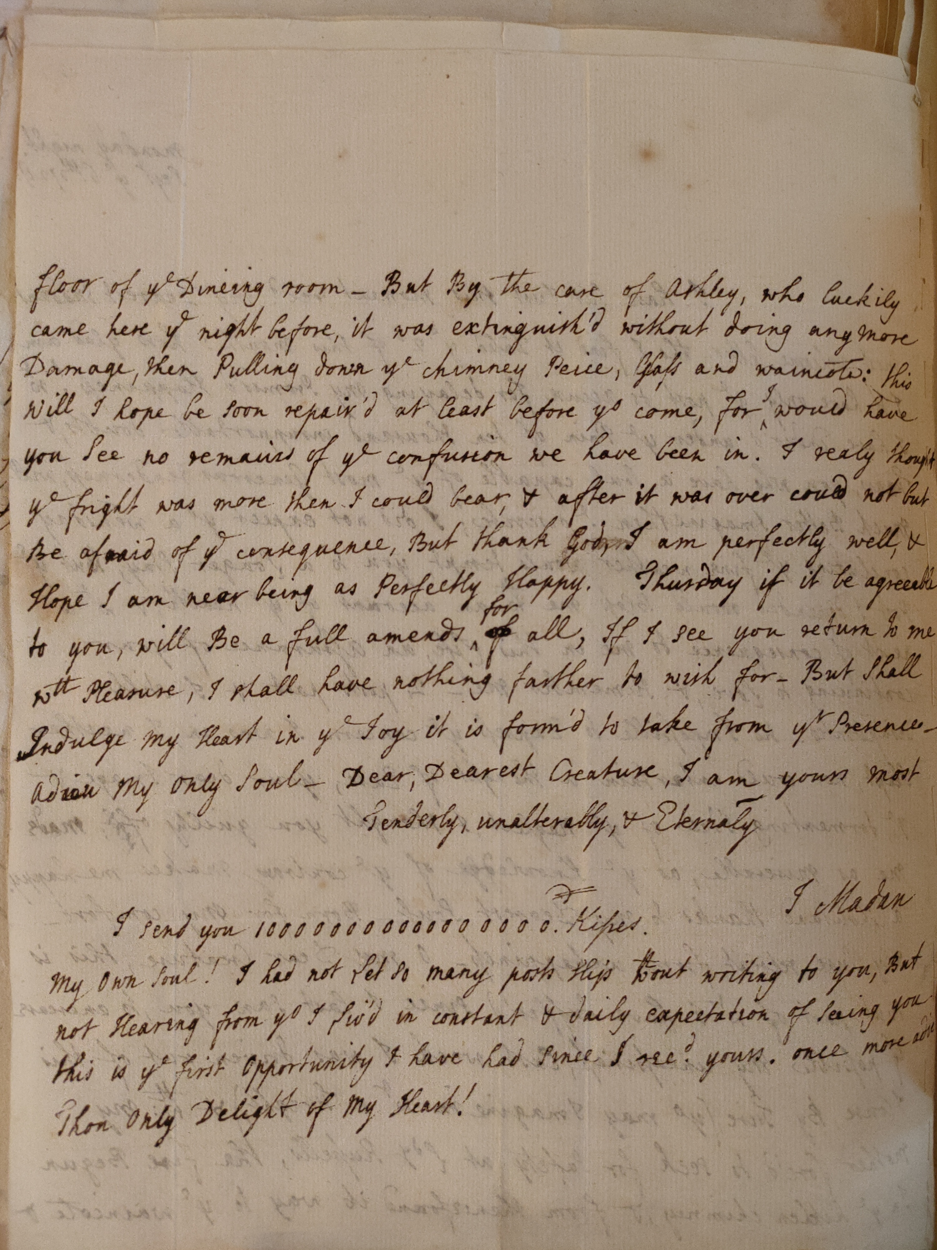 Image #2 of letter: Judith Madan to Martin Madan, 6 September 1725