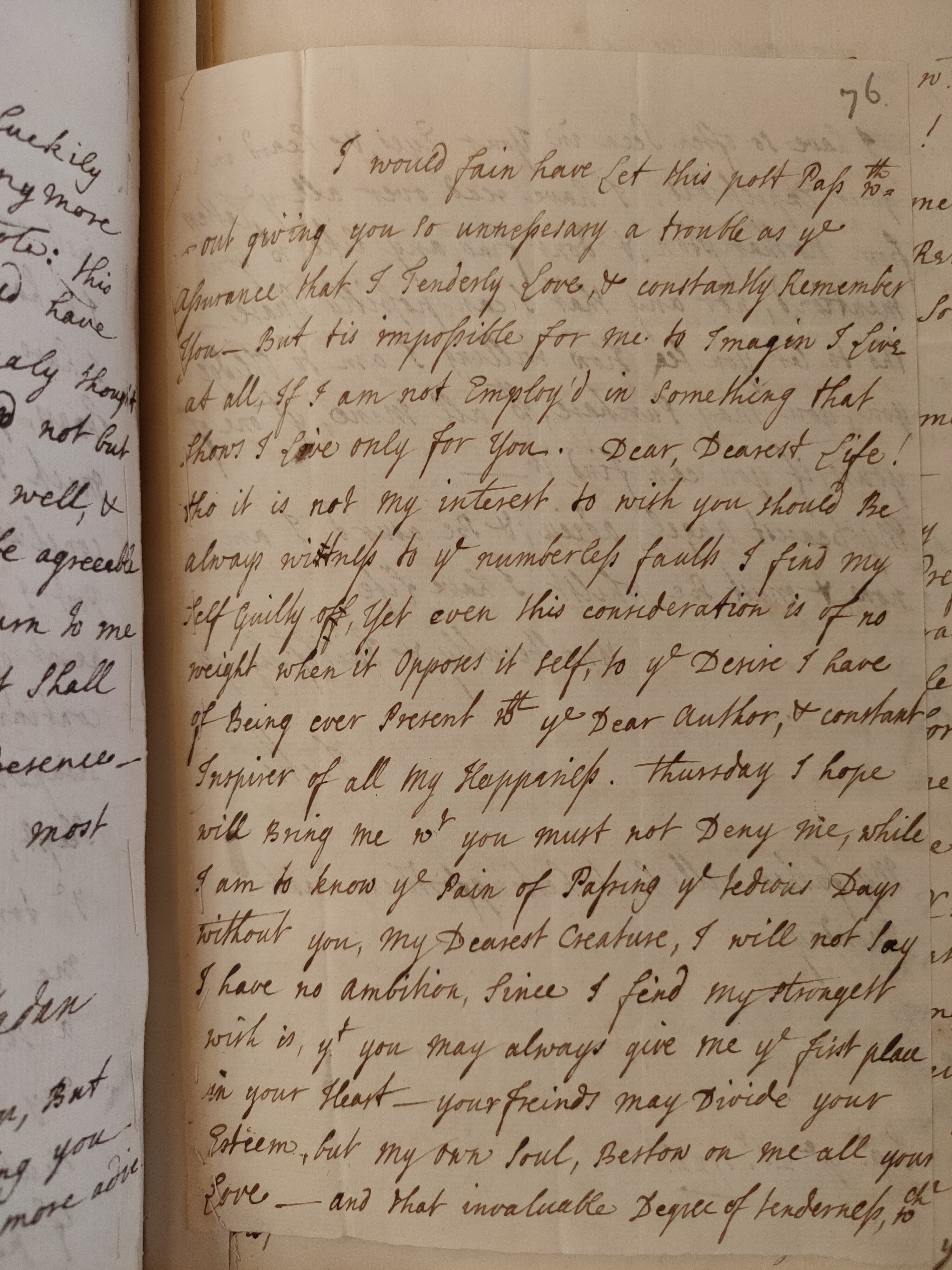 Image #1 of letter: Judith Madan to Martin Madan, 21 September 1725