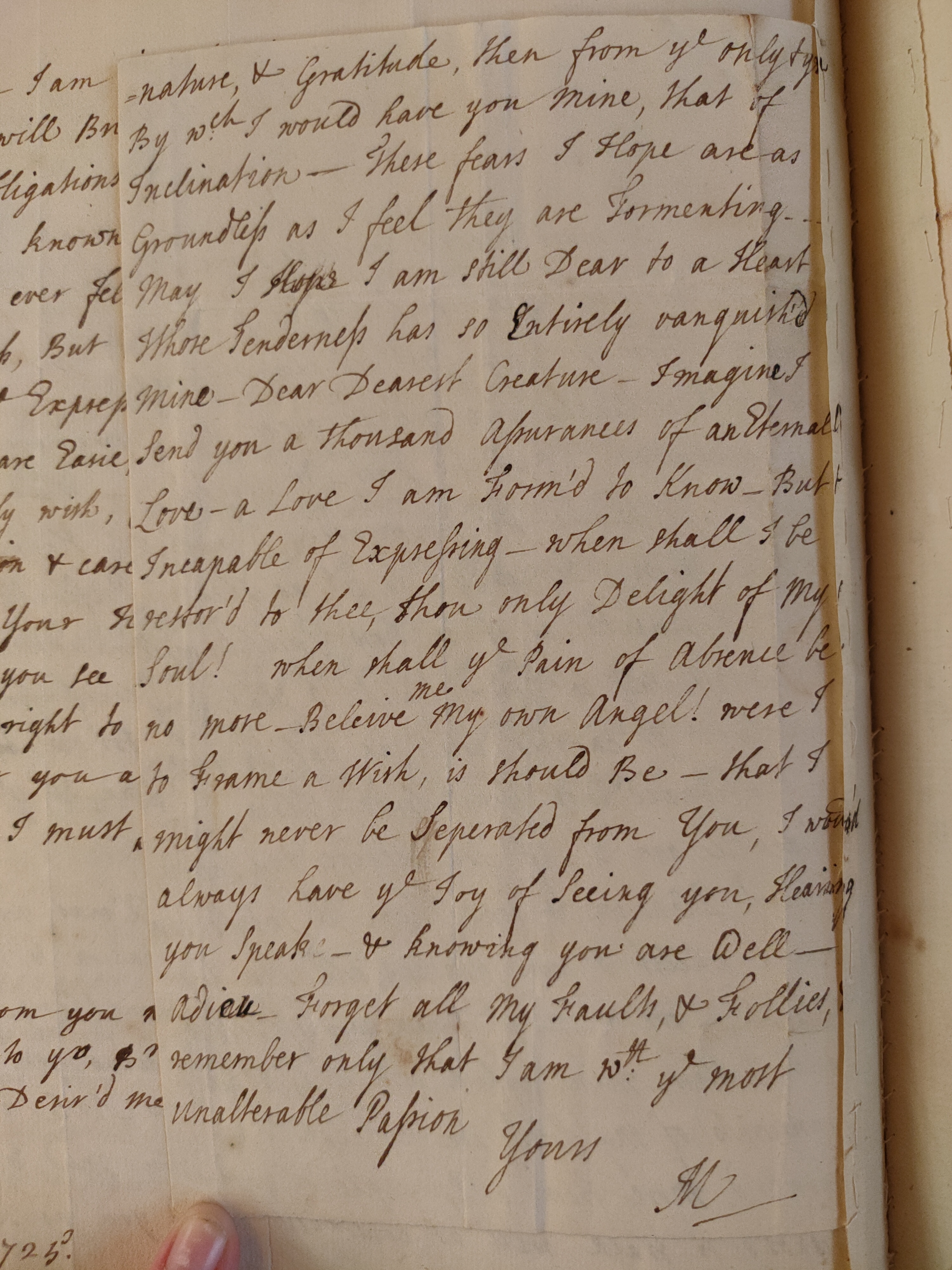 Image #2 of letter: Martin Madan to Judith Madan, 15 December 1725