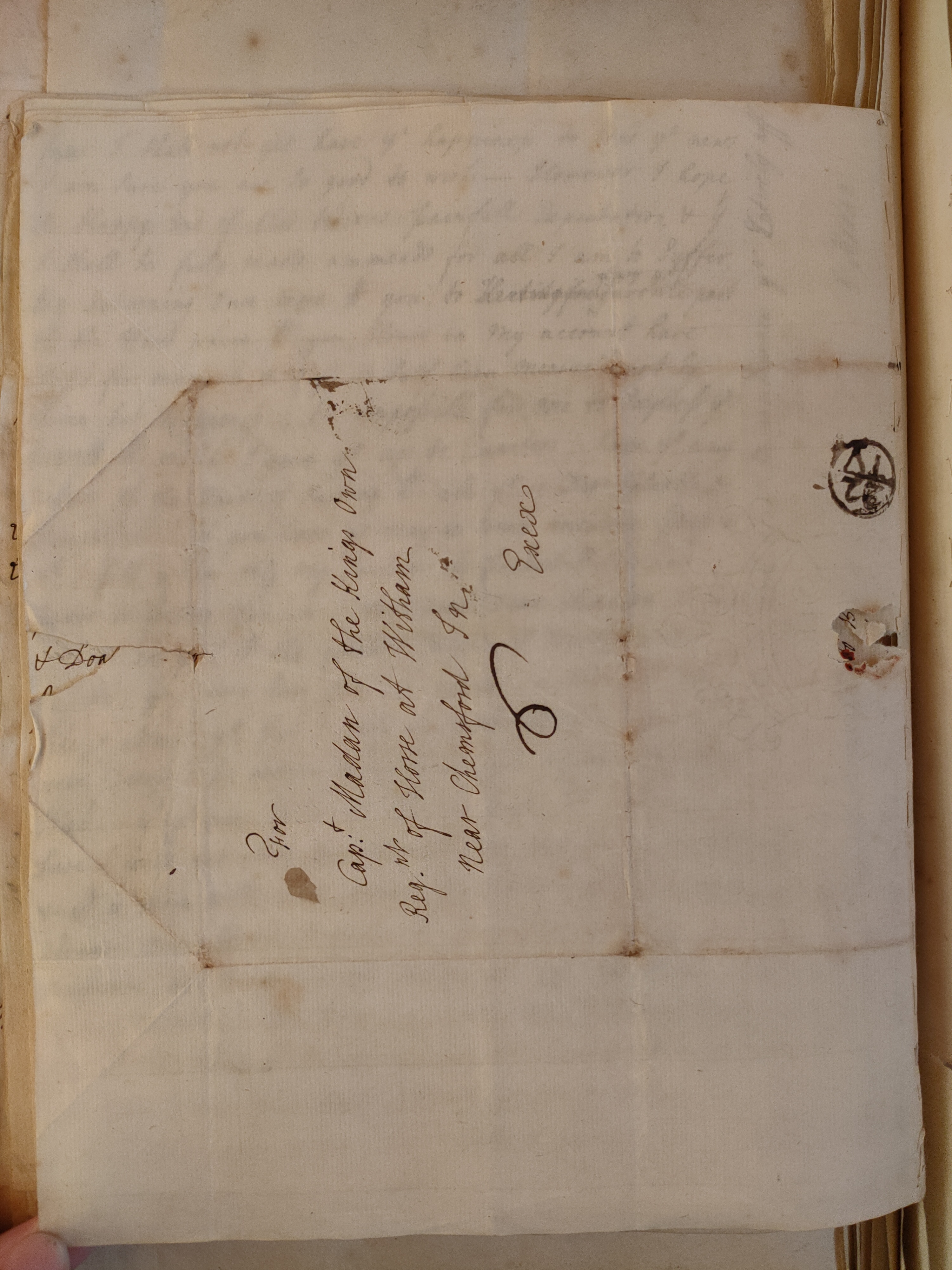 Image #3 of letter: Judith Madan to Martin Madan, 1725