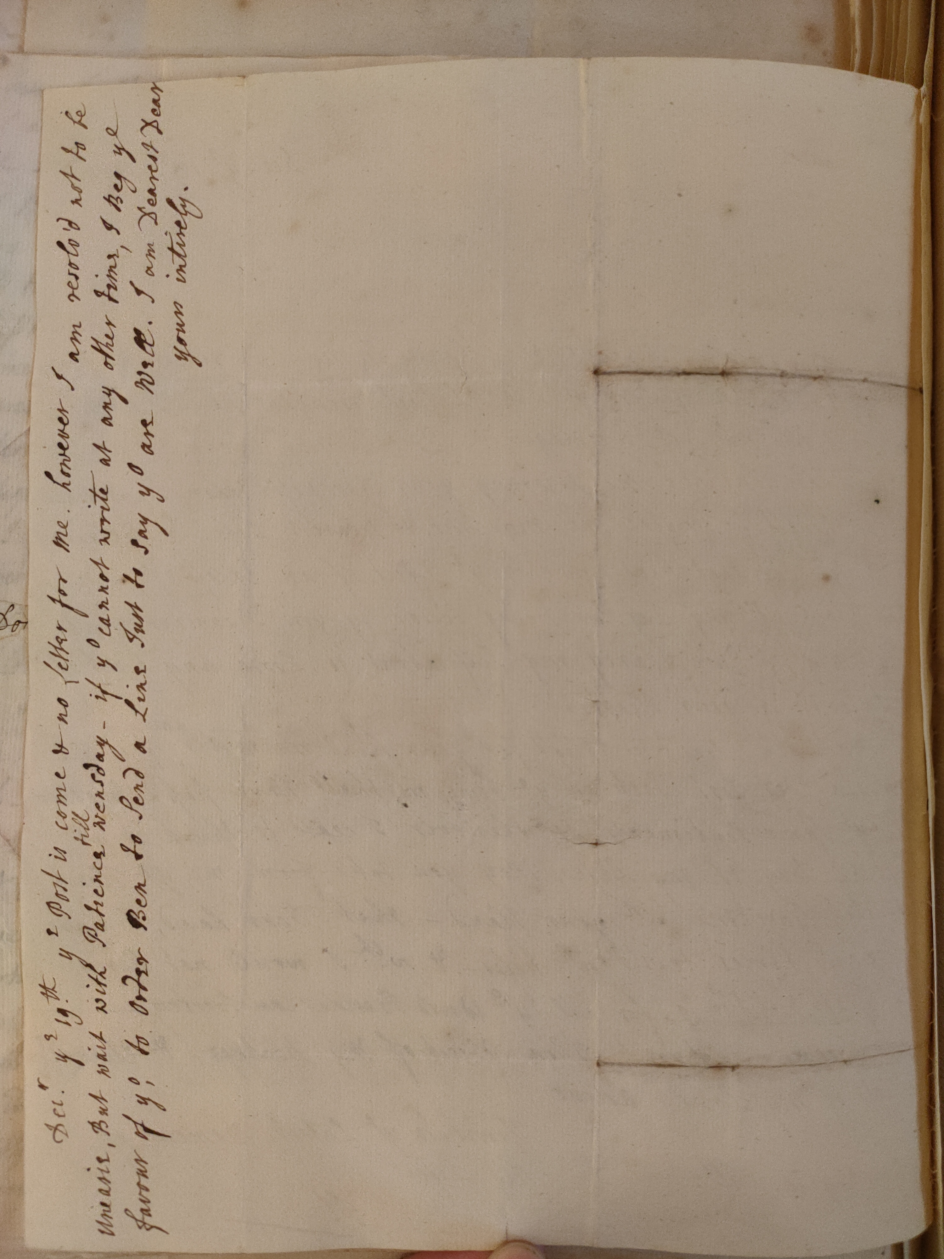 Image #2 of letter: Judith Madan to Martin Madan, 13 December 1725