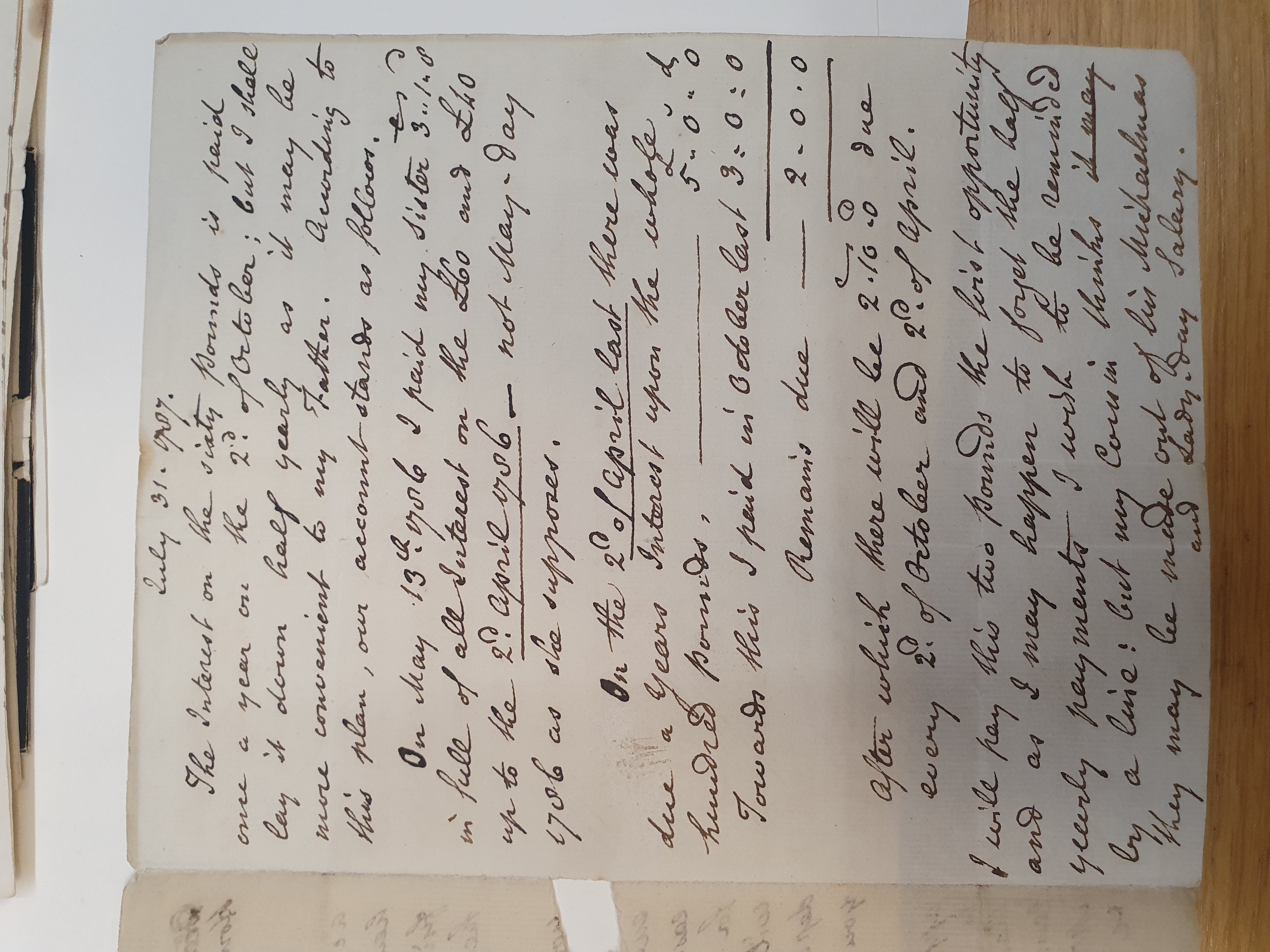 Image #3 of letter: William Gray to William Gray [sen], 31 July 1787