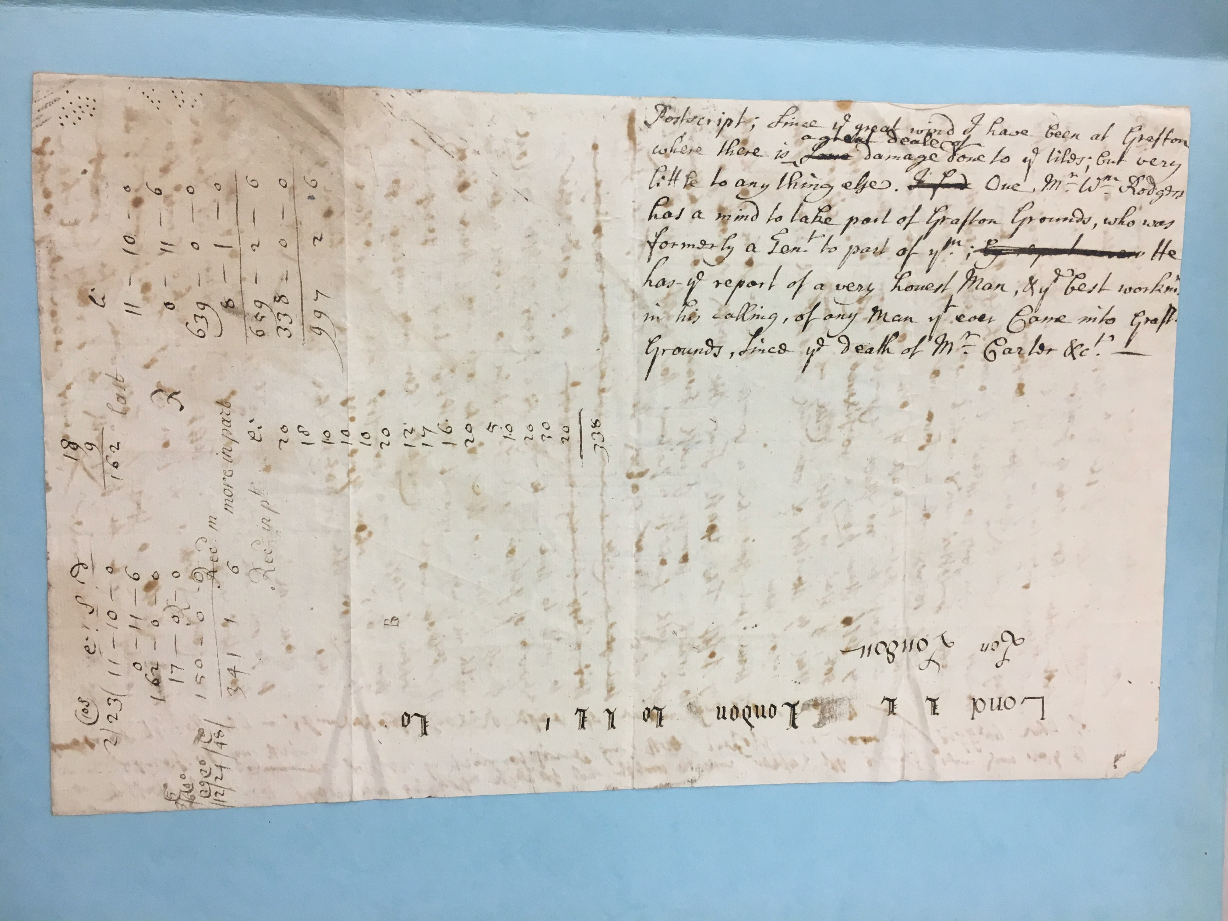 Image #2 of letter: Thomas Herbert to [Jonathan Jennings], 6 December 1703