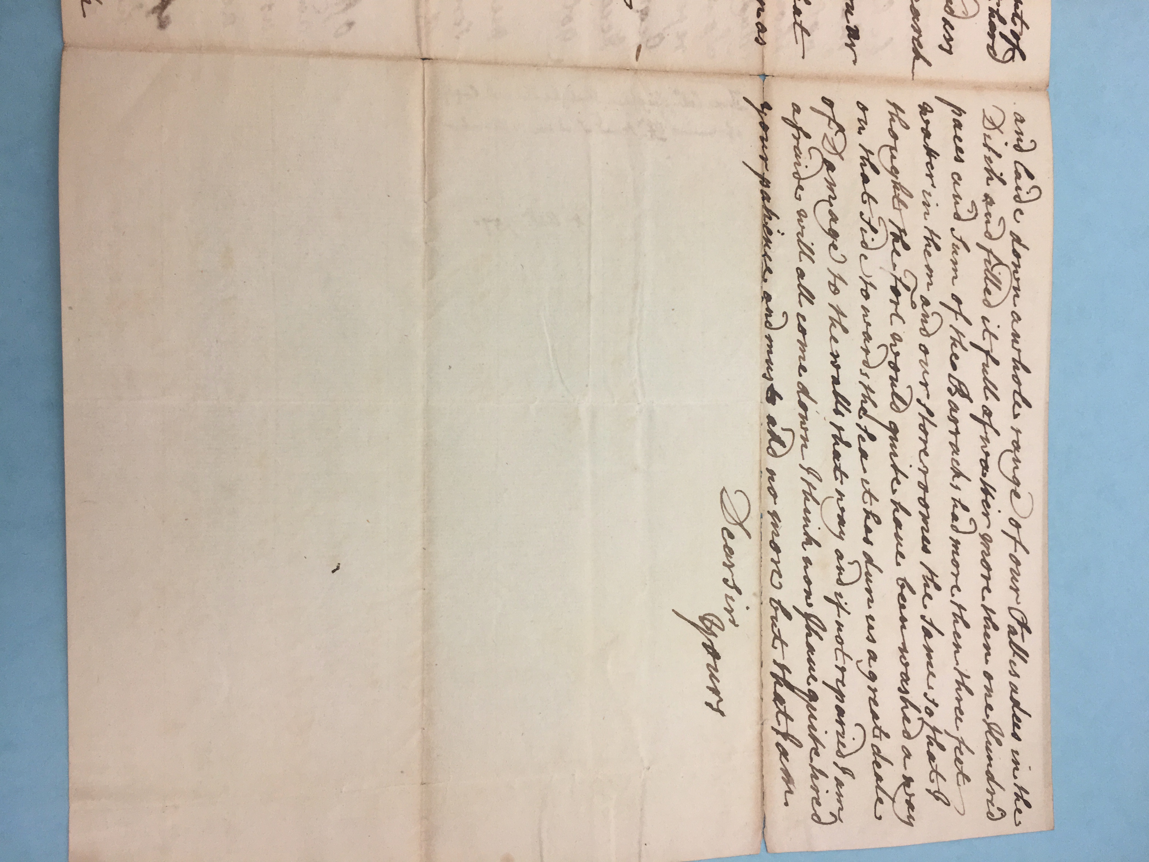 Image #3 of letter: John Leighton to Edmund Herbert, 5 April 1757