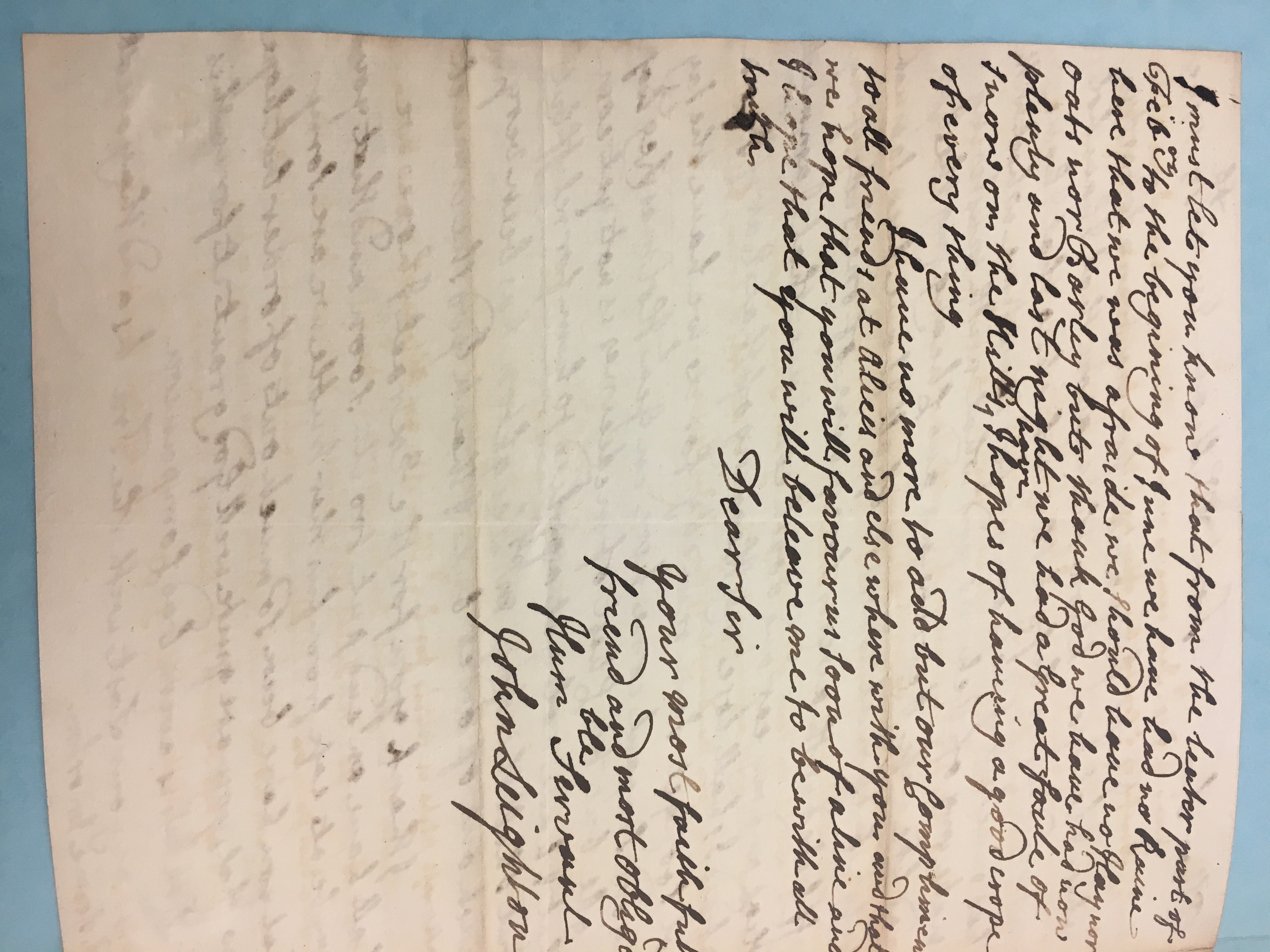 Image #2 of letter: John Leighton to Edmund Herbert, 15 June 1758
