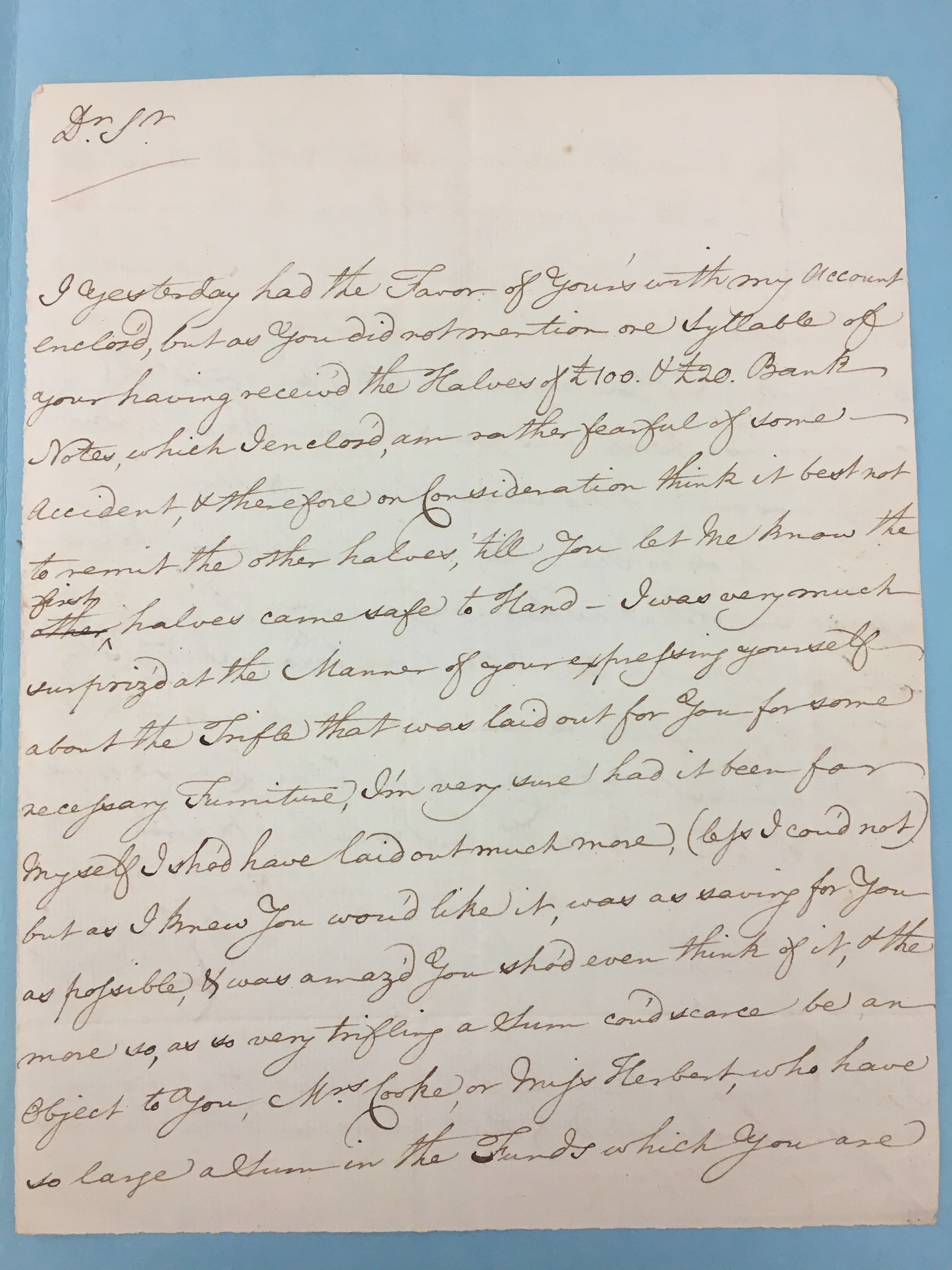 Image #1 of letter: John Cowper to Thomas Cooke, 11 May 1780