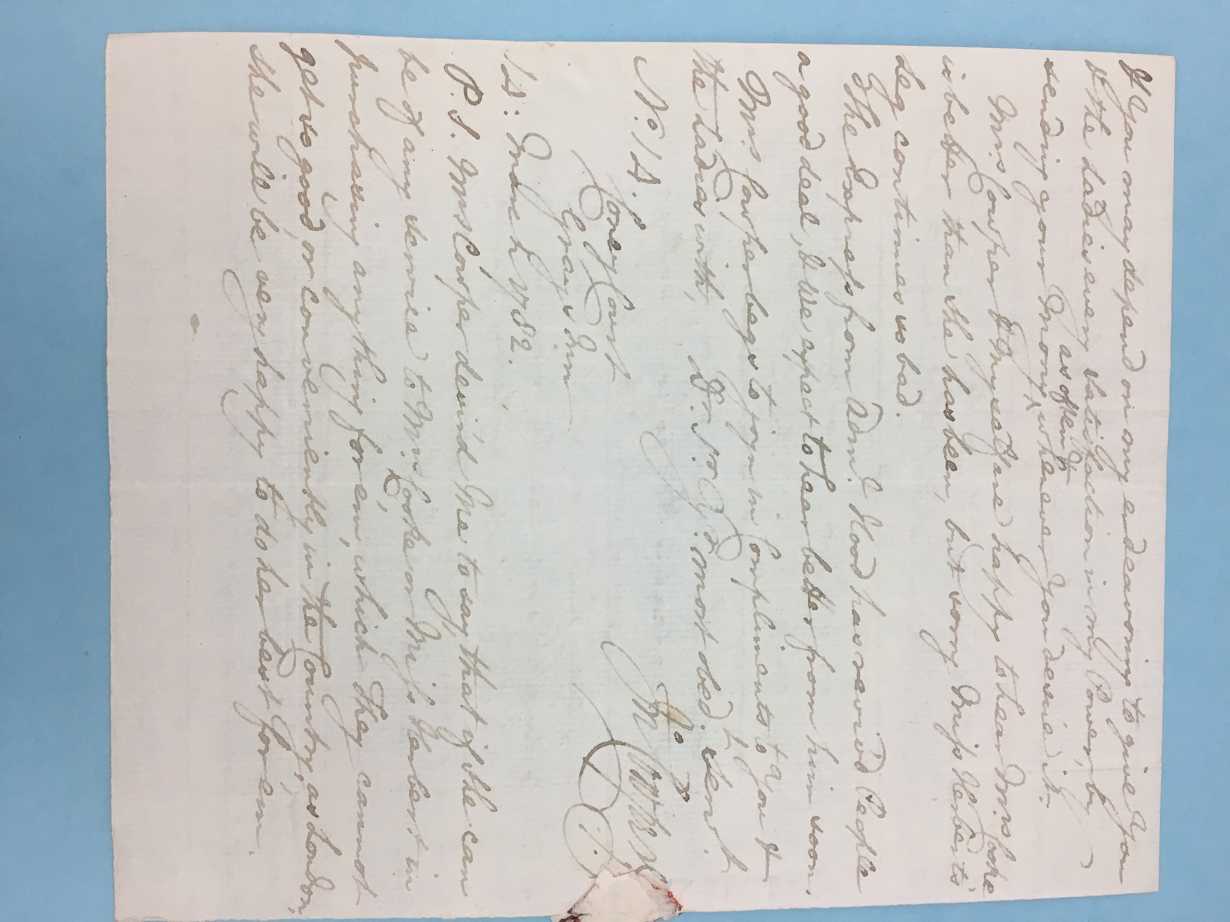 Image #2 of letter: John Cowper to Thomas Cooke, 14 March 1782