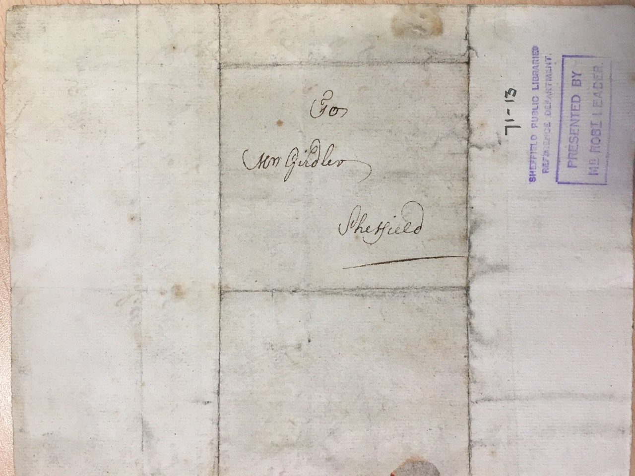 Image #2 of letter: Robert Newton to John Girdler, 9 November 1754