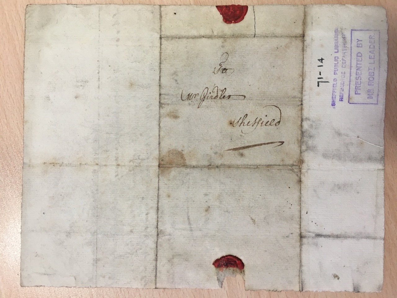 Image #2 of letter: Robert Newton to John Girdler, 16 February 1752