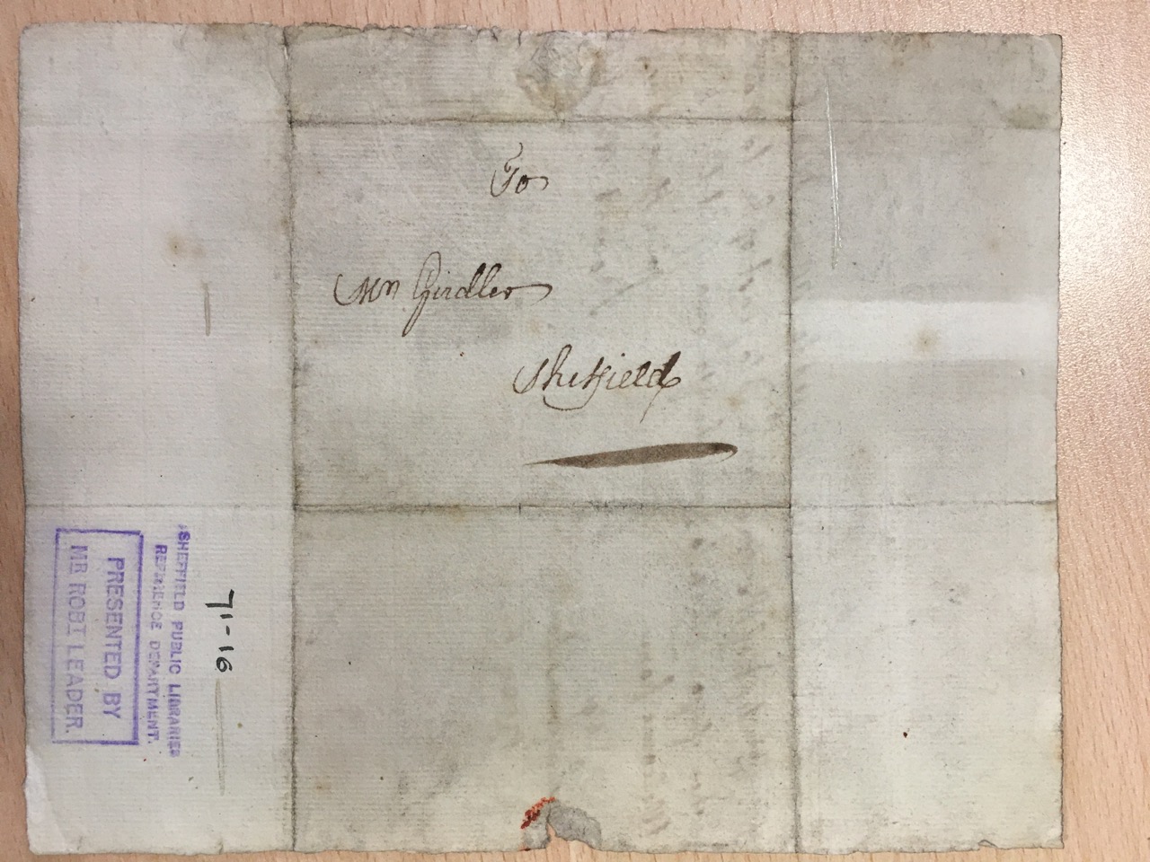 Image #2 of letter: Robert Newton to John Girdler, {?29 September} 1754