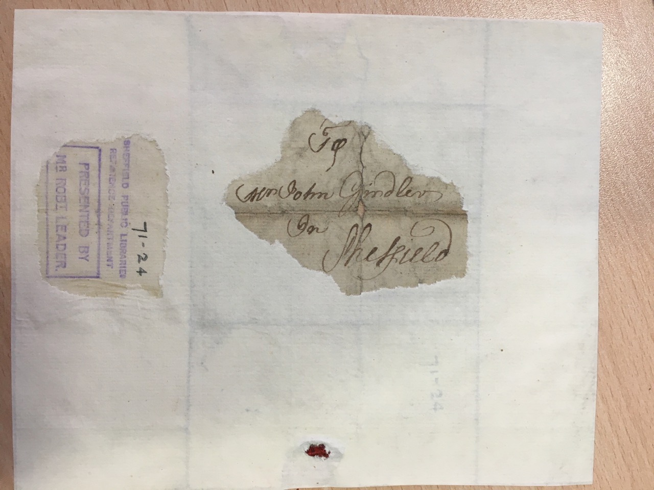Image #2 of letter: Robert Newton to John Girdler, {?29 September} 1756