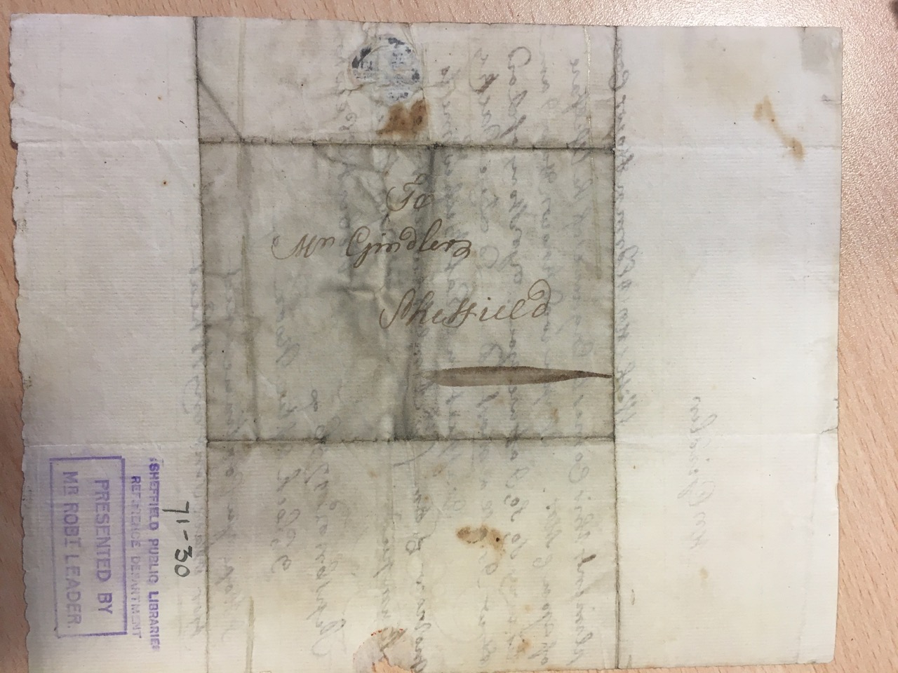 Image #2 of letter: Robert Newton to John Girdler, 2 September 1756