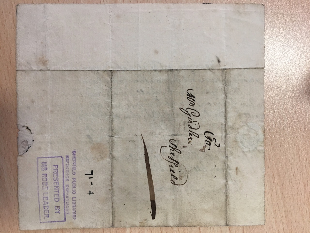 Image #2 of letter: Robert Newton to John Girdler, undated