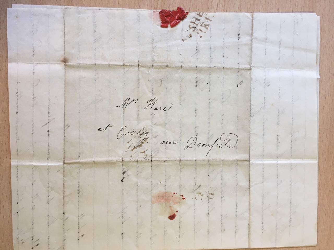 Image #4 of letter: M[ary] Moore to Ann Hare, 29 July 1779