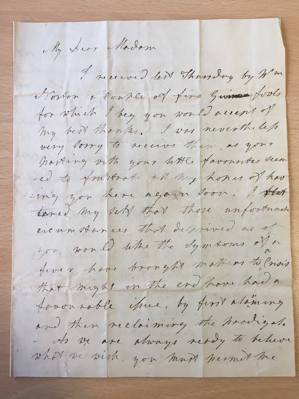Image #1 of letter: Charlotte Mower to Ann Hare, 14 April 1798