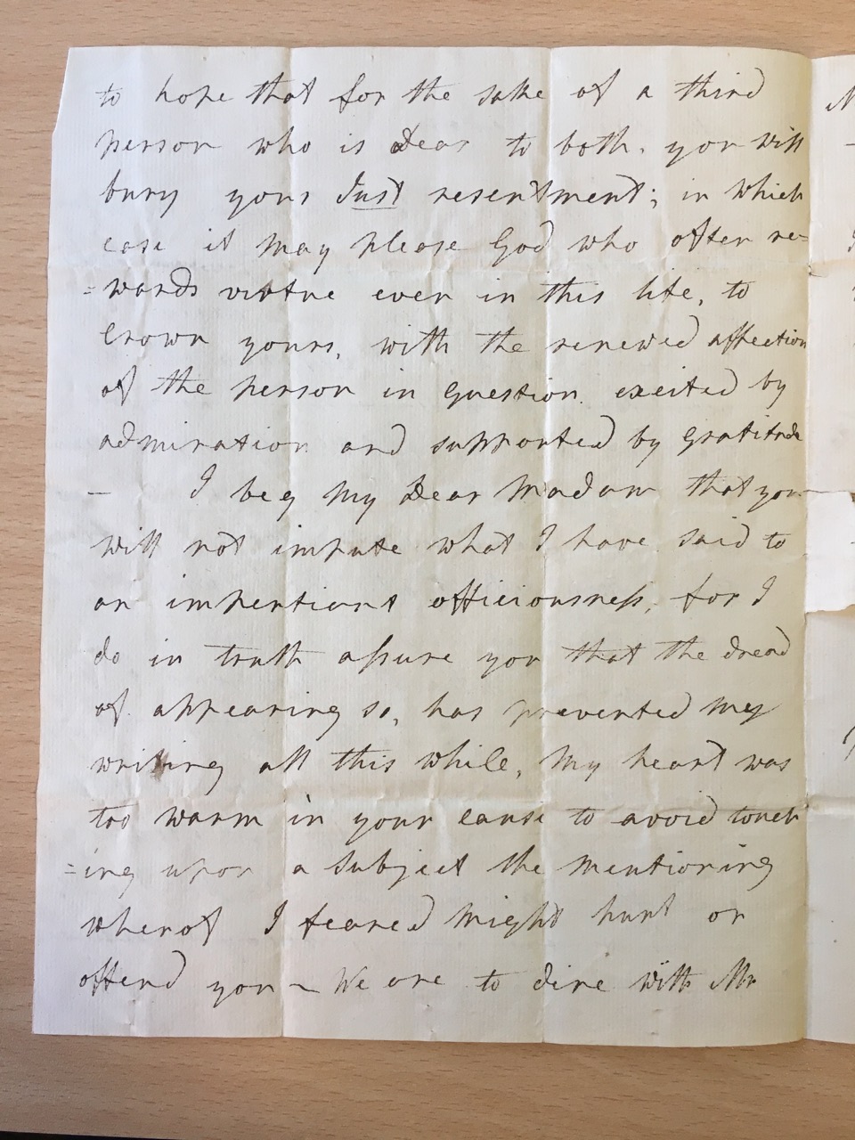 Image #2 of letter: Charlotte Mower to Ann Hare, 14 April 1798
