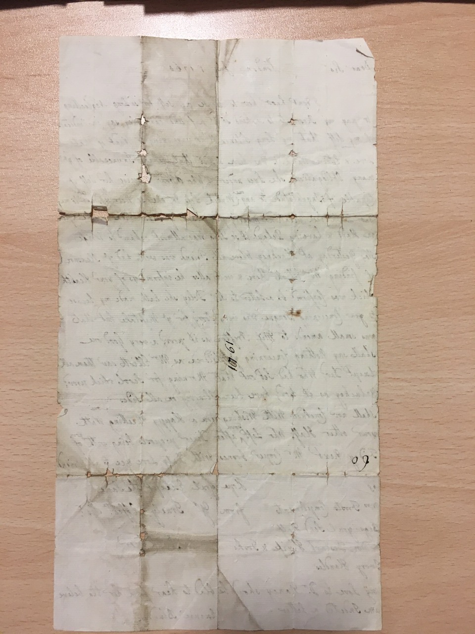 Image #2 of letter: Rebecca Cooper to Catherine Elliott, 1 July 1760