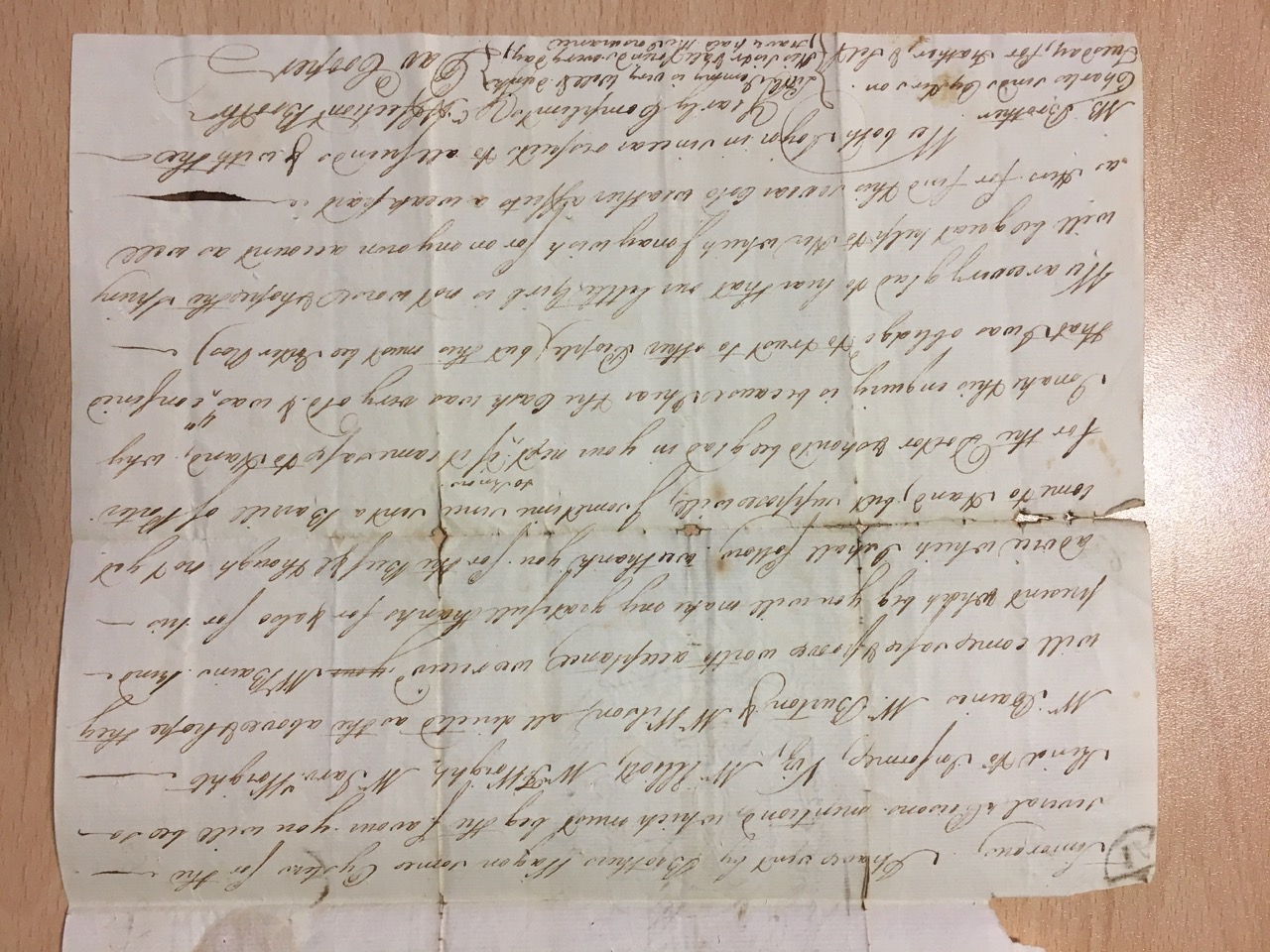 Image #2 of letter: David Cooper to Catherine Elliott, 1 January 1763