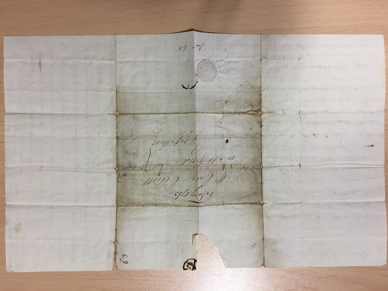 Image #3 of letter: David Cooper to Catherine Elliott, 1 January 1763