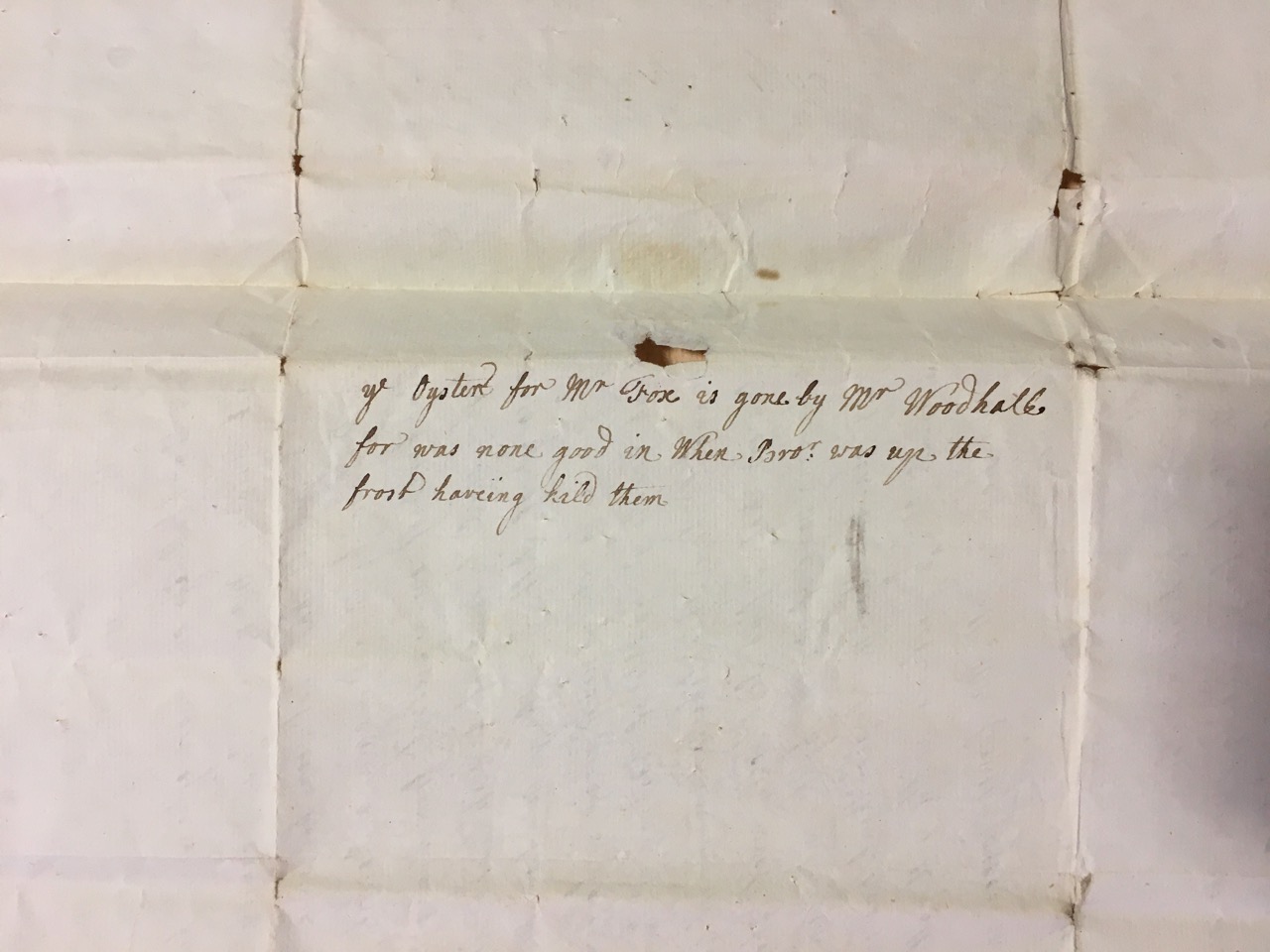 Image #2 of letter: Rebecca Cooper to Catherine Elliott, 19 February 1763