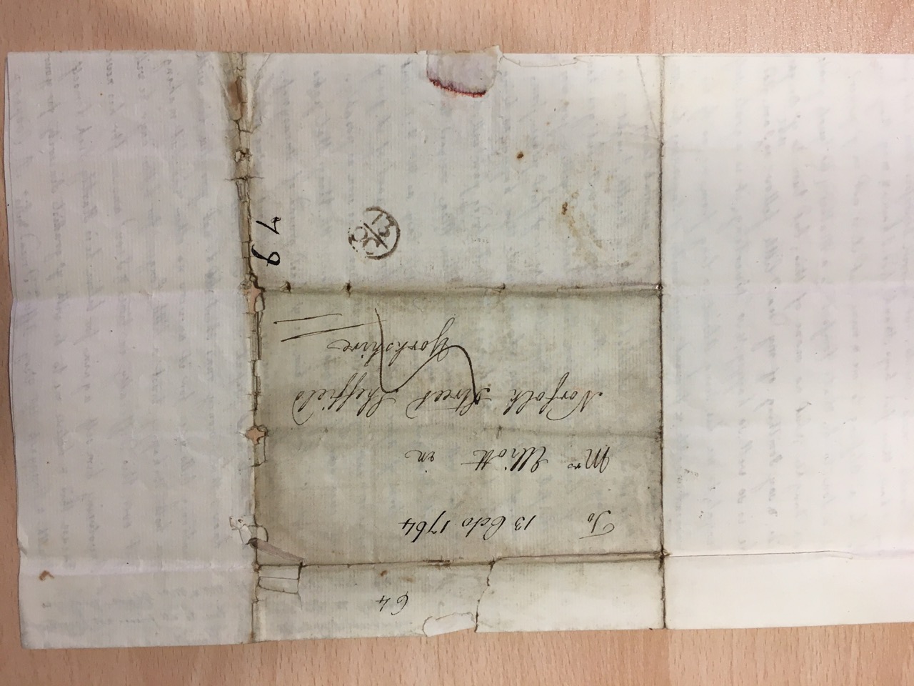 Image #3 of letter: Rebecca Cooper to Catherine Elliott, 13 October 1764