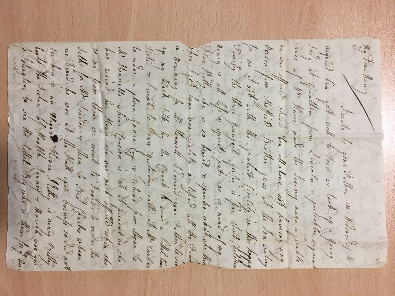 Image #1 of letter: Catherine Elliott to Ann Hare, 6 April 1785