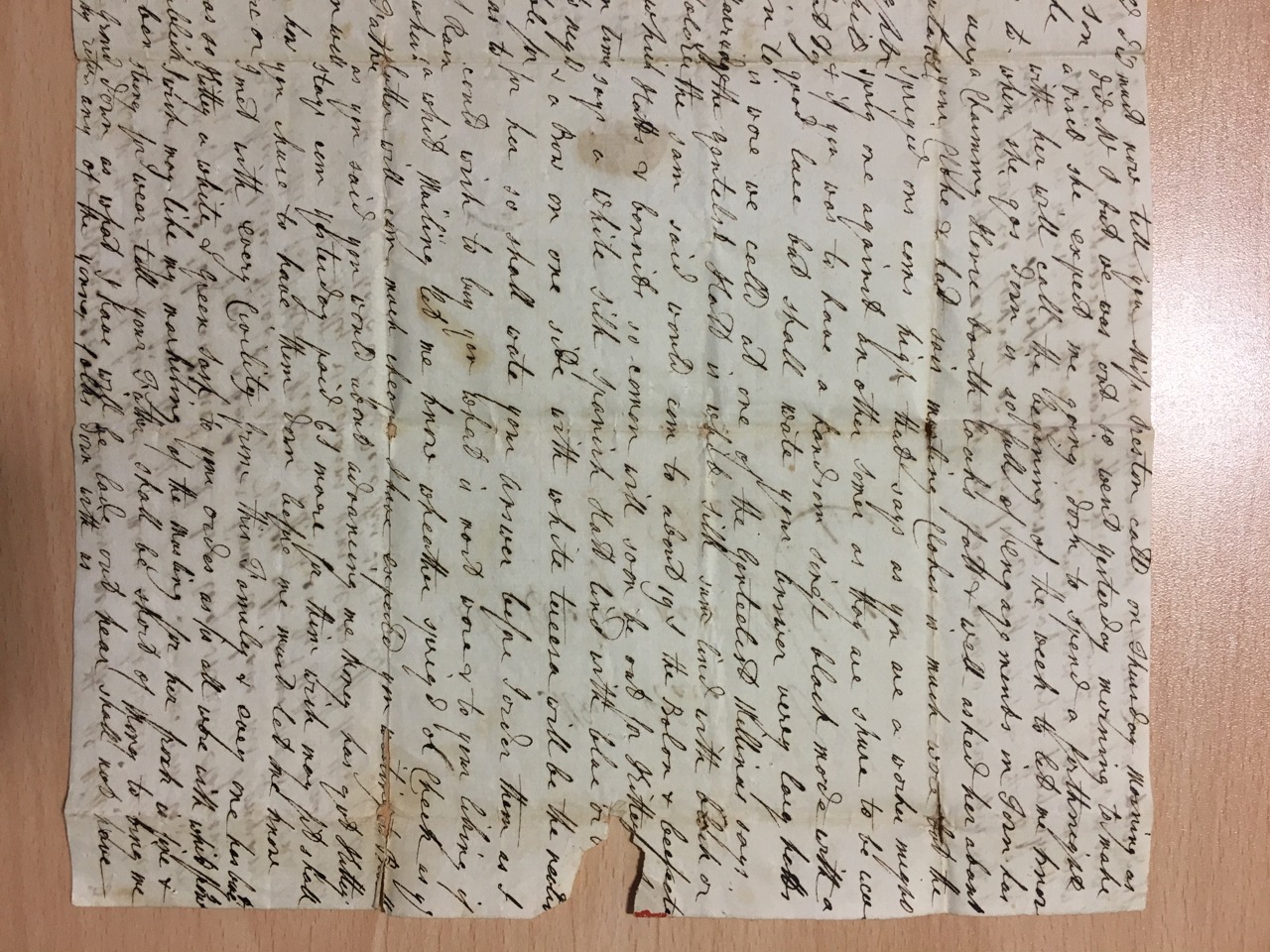 Image #3 of letter: Catherine Elliott to Ann Hare, 29 May 1785