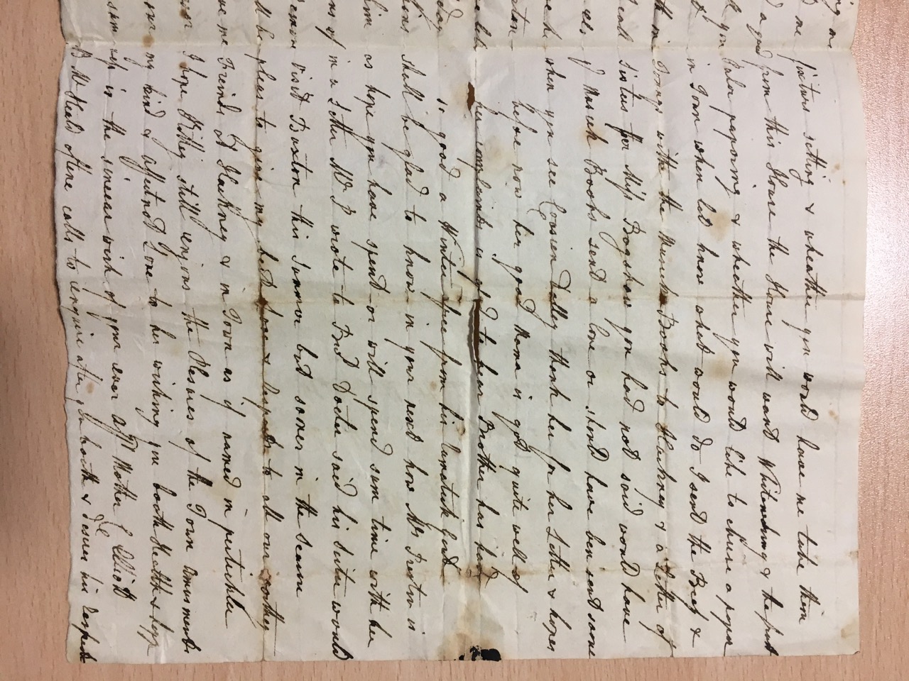 Image #3 of letter: Catherine Elliott to Ann Hare, 18 April 1790