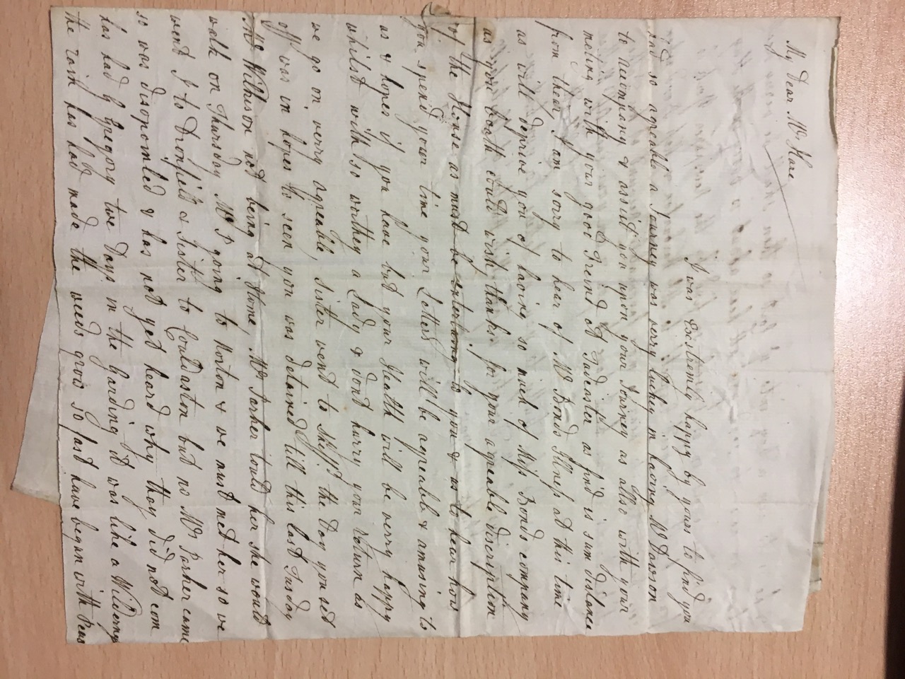 Image #1 of letter: Catherine Elliott to Ann Hare,  31 July 1795