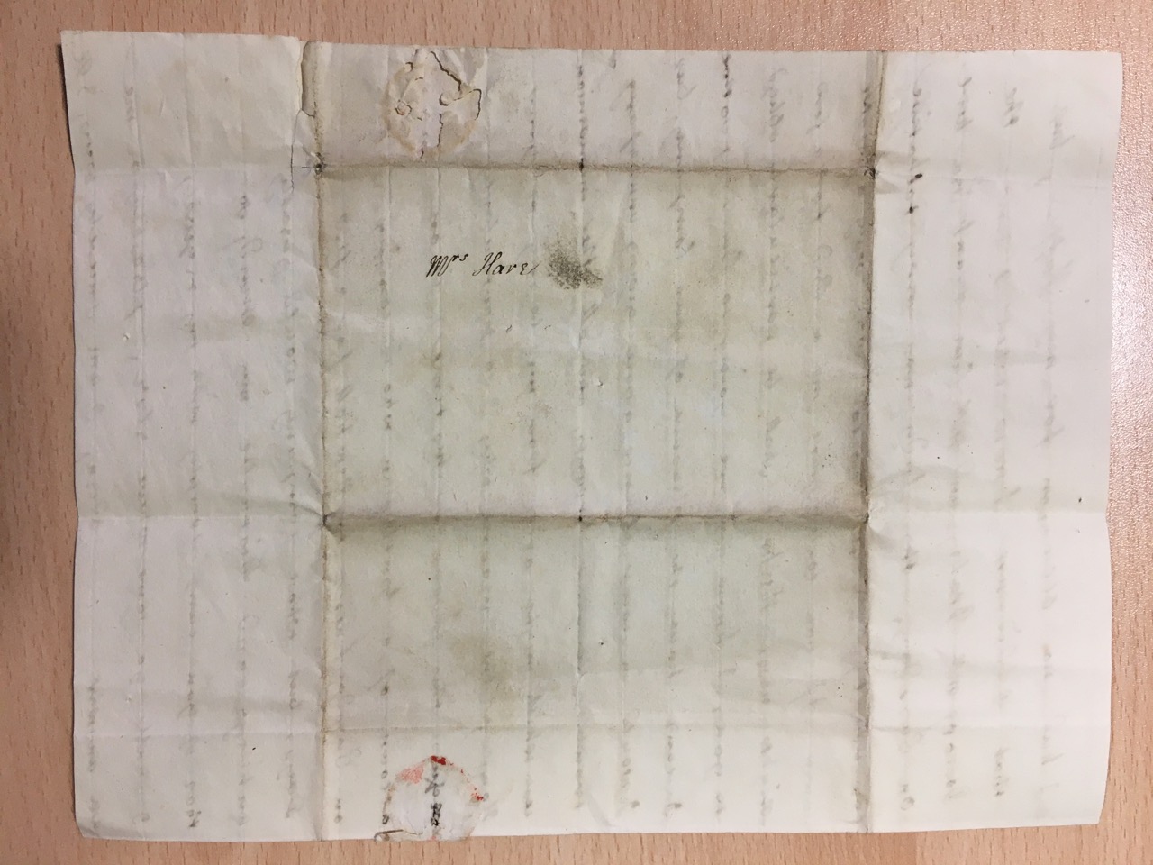Image #4 of letter: Elizabeth Hare to Ann Hare, 12 September 1776