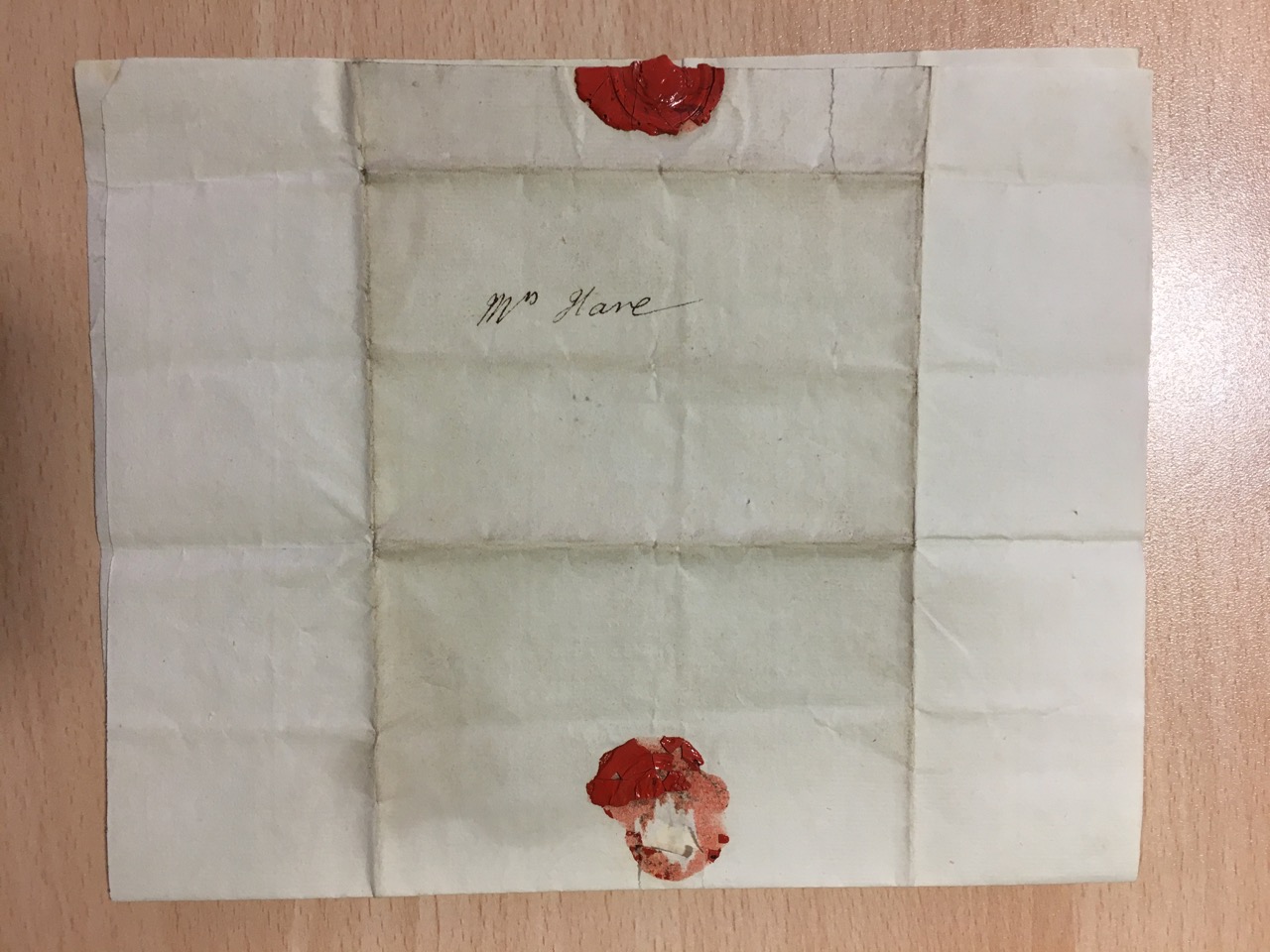 Image #3 of letter: Elizabeth Hare to Ann Hare, undated