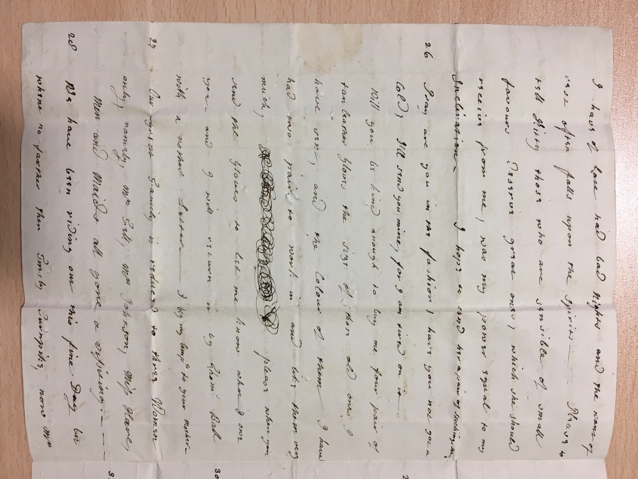 Image #2 of letter: Elizabeth Hare to Ann Hare, undated