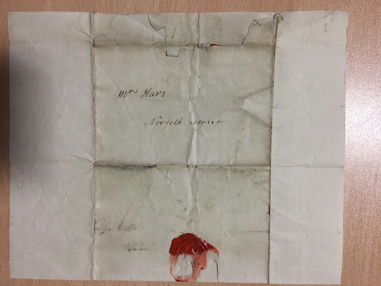 Image #3 of letter: Elizabeth Hare to Ann Hare, undated