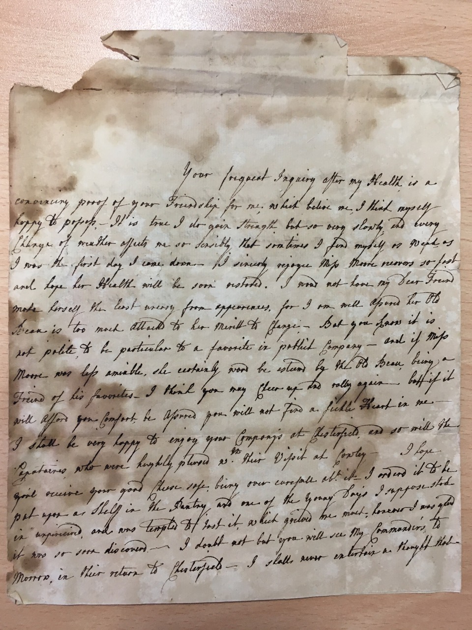 Image #1 of letter: Christiana Shuttleworth to Ann Hare,  undated