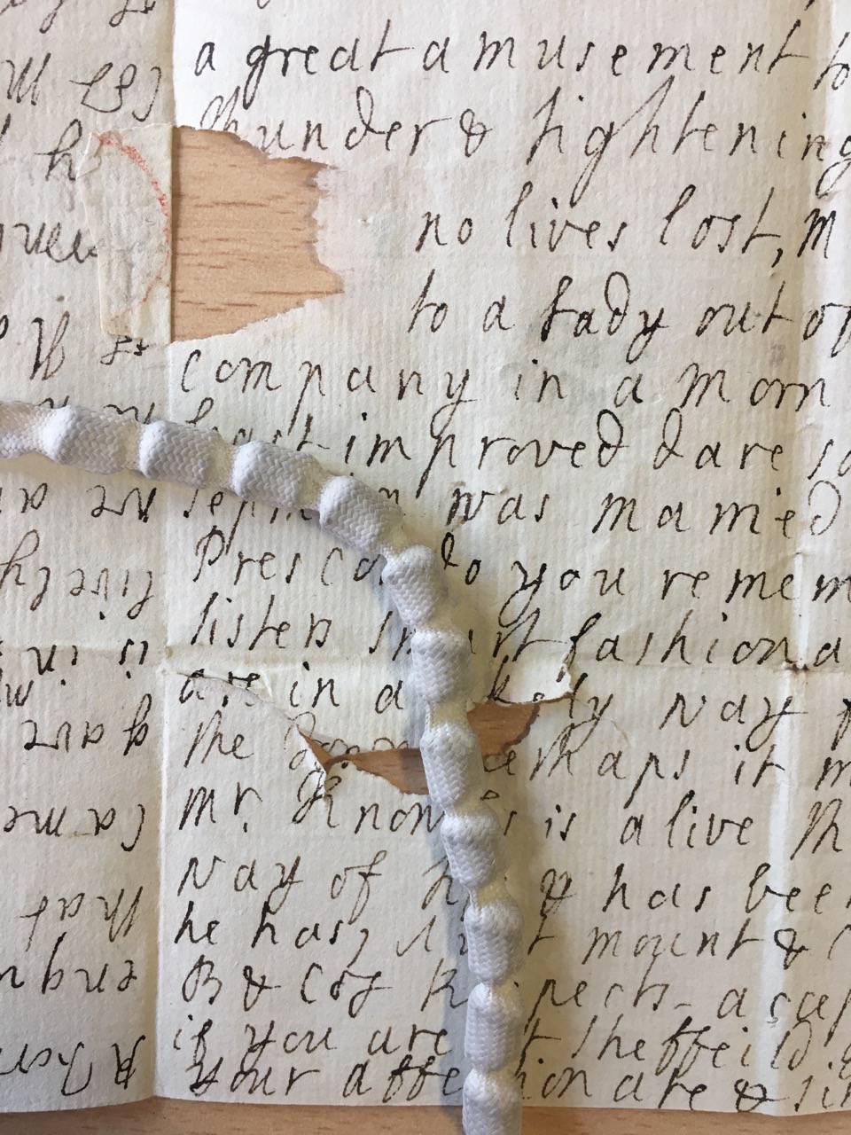 Image #4 of letter: Ellin Hesketh to Ann Hare, 28 June 1781