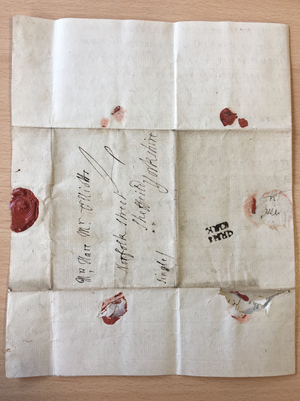 Image #5 of letter: Ellin Hesketh to Ann Hare, 28 June 1781