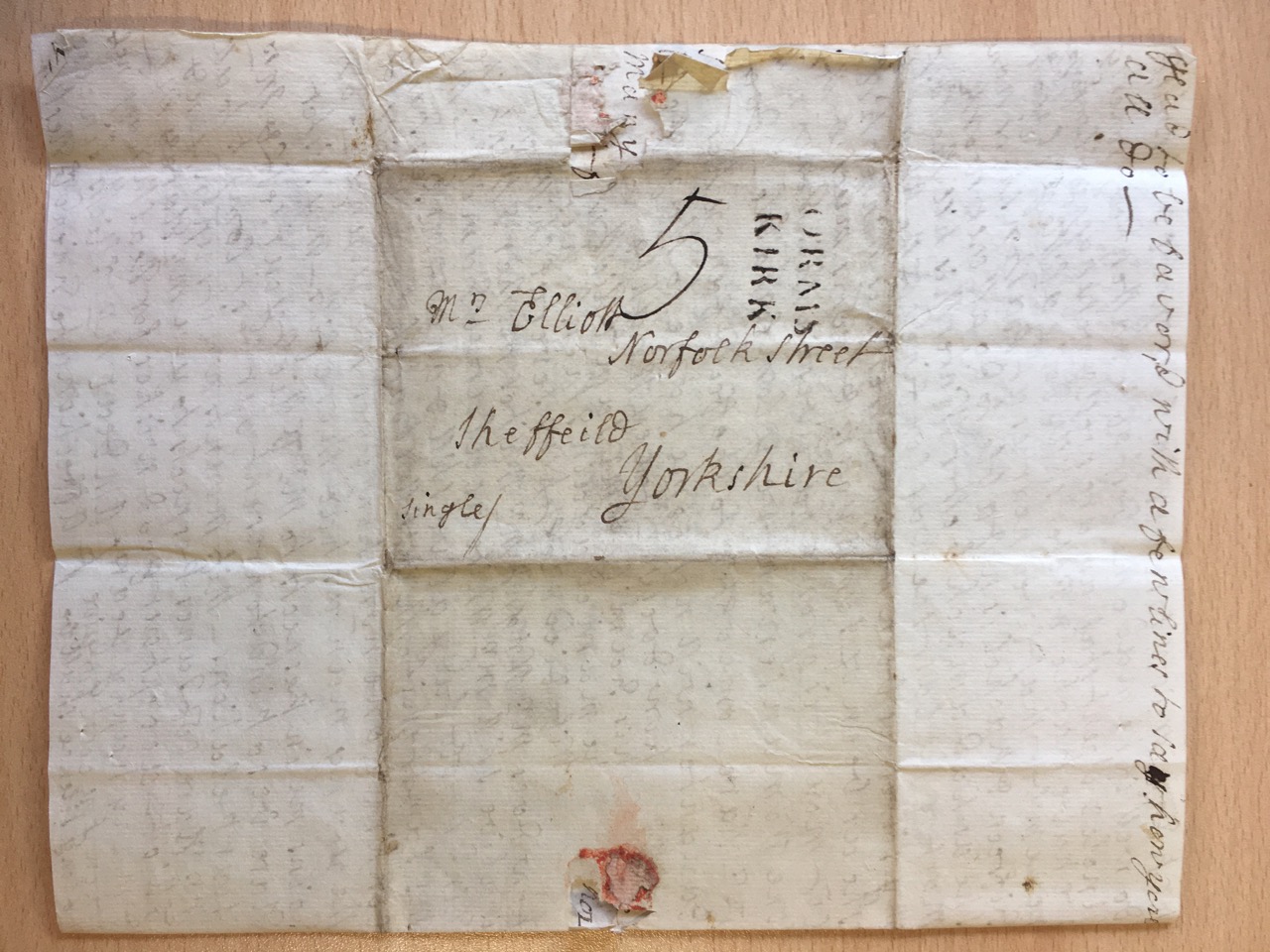 Image #4 of letter: Ellin Hesketh to Catherine Elliott, 5 January 1788